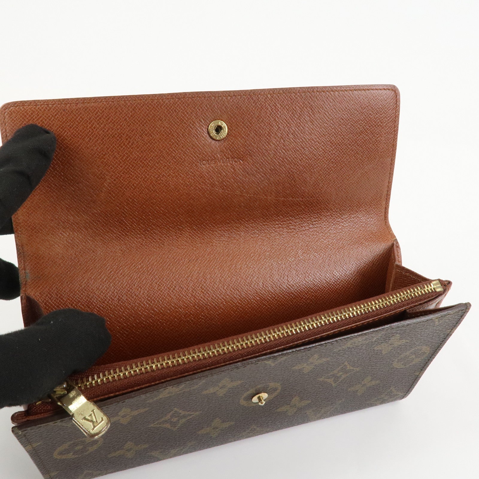Louis Vuitton Monogram Pochette Porte Monnaie Credit Wallet M61725