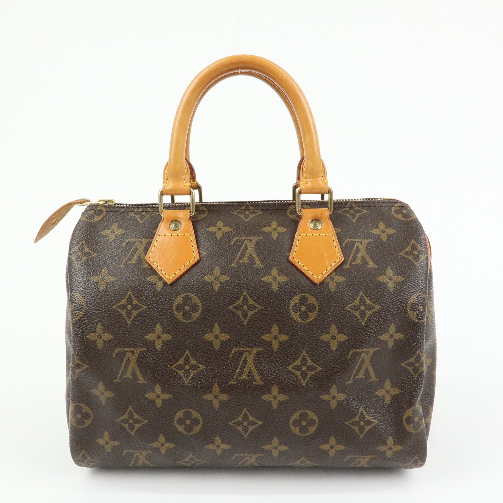 Louis Vuitton Monogram Speedy 25 Boston Bag Hand Bag Brown M41528
