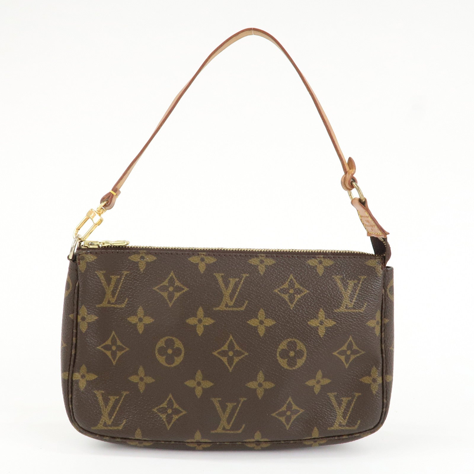 Louis Vuitton Monogram Pochette Accessoires Hand Bag M51980 Used