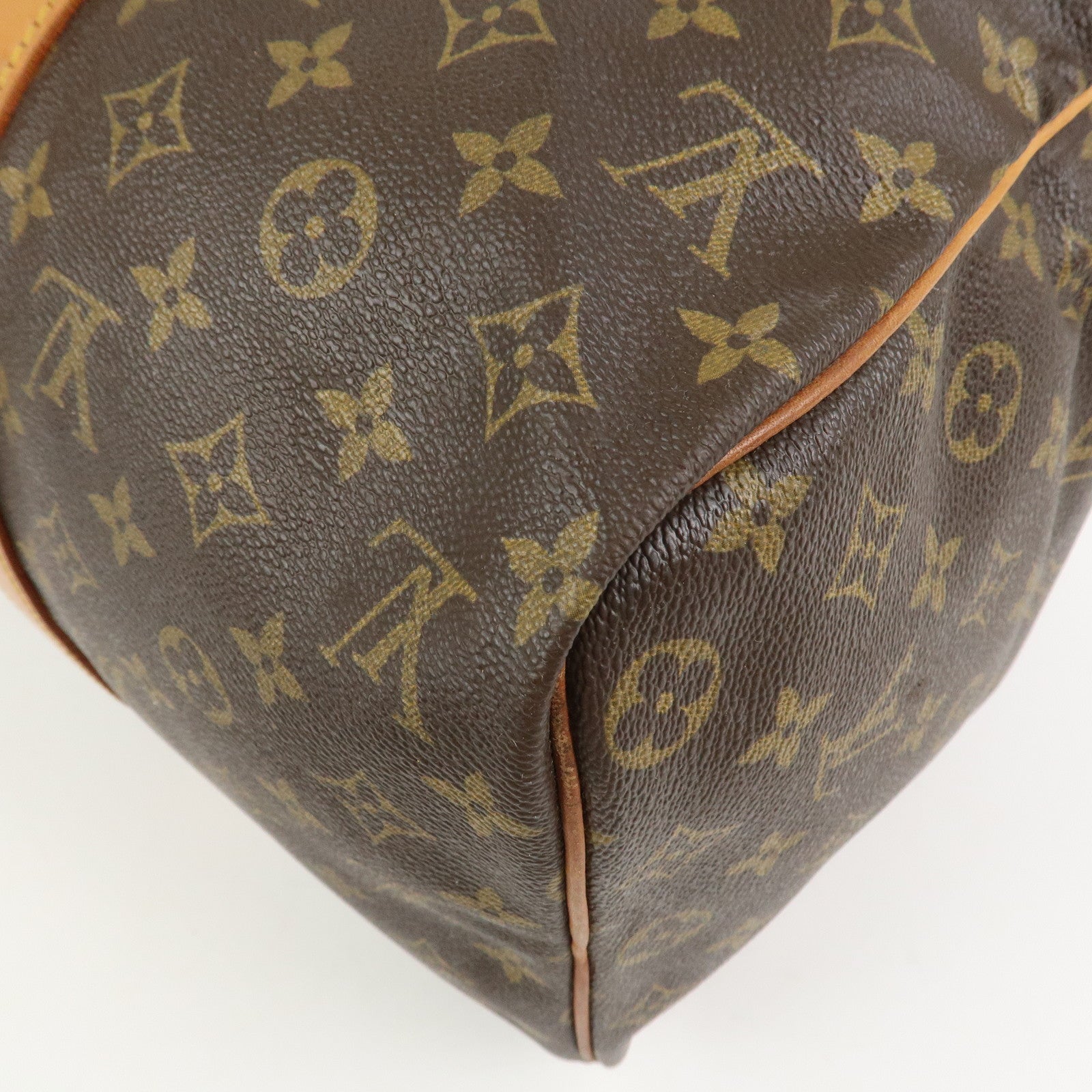 Louis Vuitton Monogram Sac Souple 45 Boston Bag Brown M41624