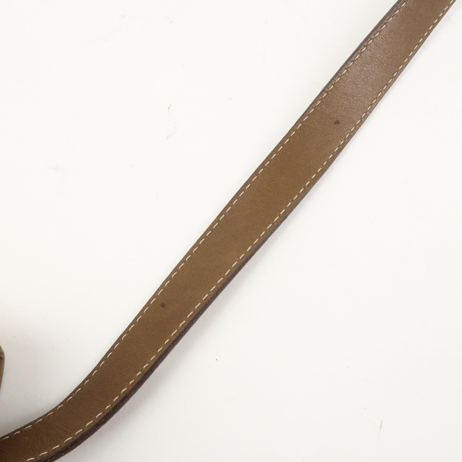 LOEWE Anagram Logo Leather Shoulder Bag Crossbody Bag Brown