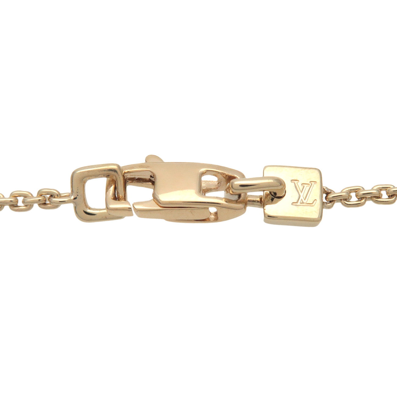 Louis Vuitton Monogram Bracelet K18 750YG Yellow Gold Q95018