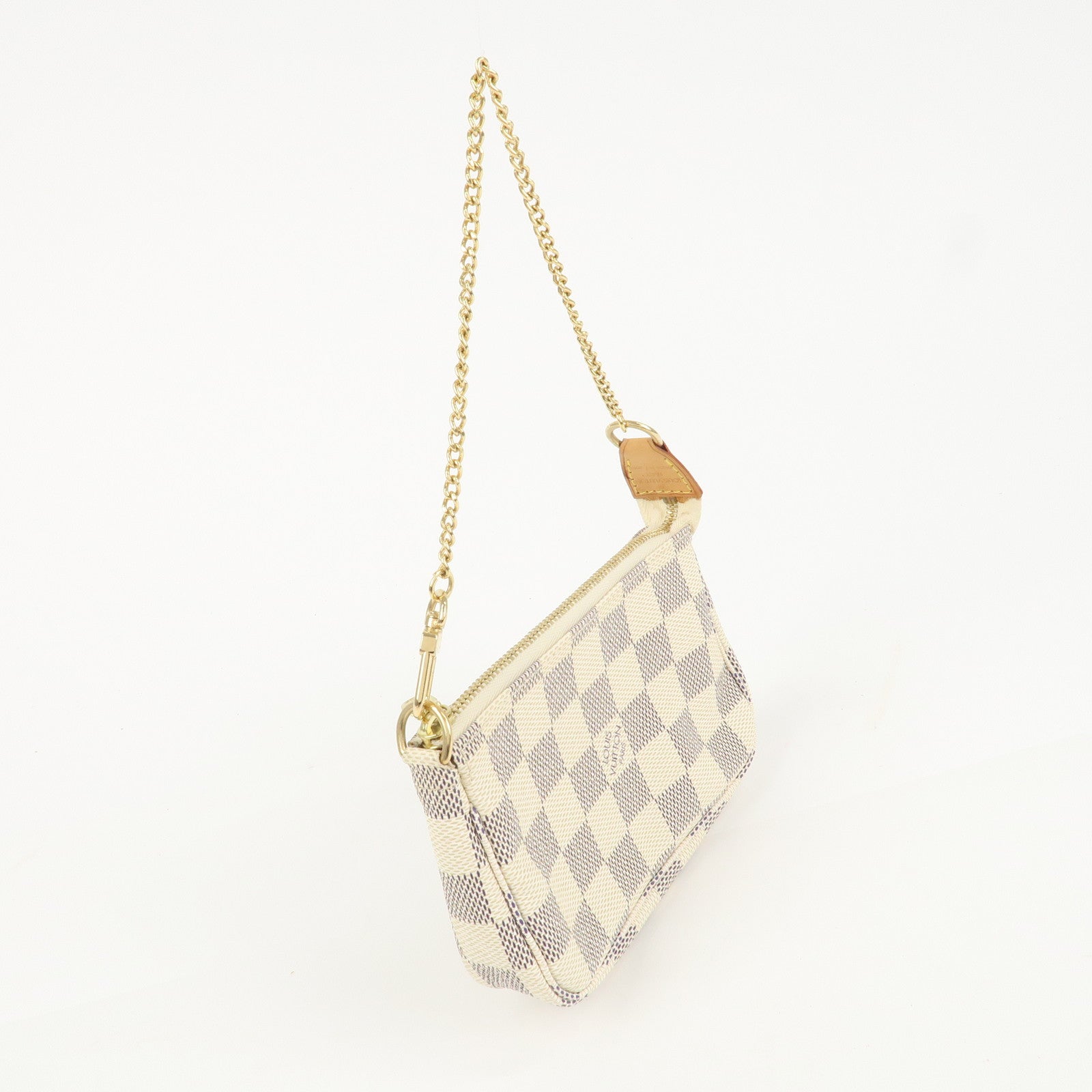 Louis Vuitton Damier Azur Mini Pochette Accessoires Pouch N58010 Used