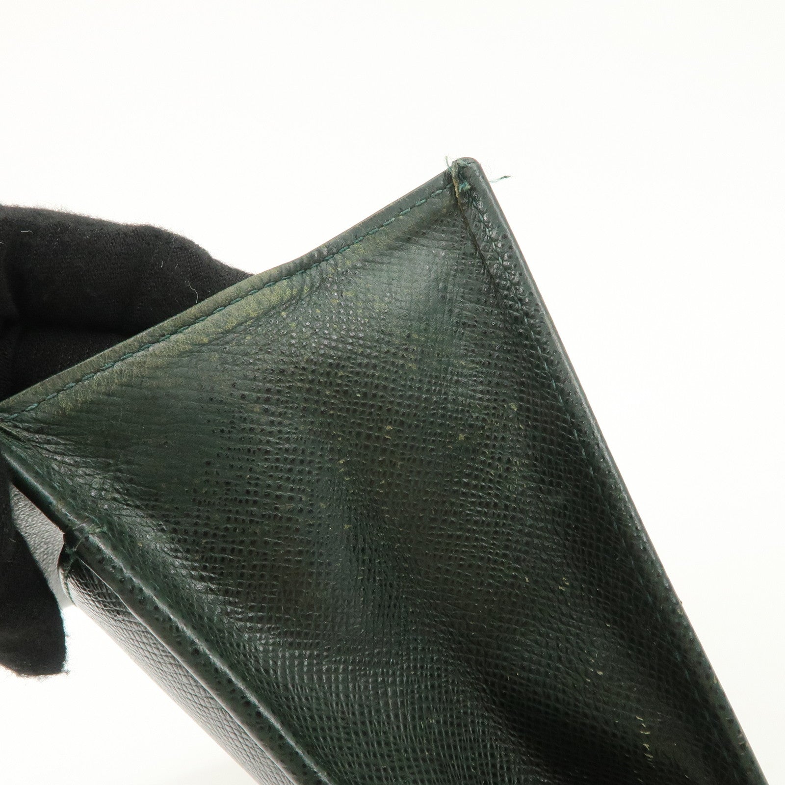 Louis Vuitton Taiga Leather Selenga Clutch Bag Epicea M30784 Used