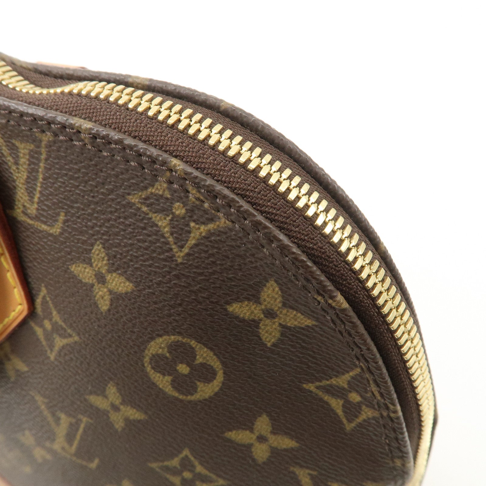 Louis Vuitton Monogram Canvas Alma Hand Bag Brown M51130 Used