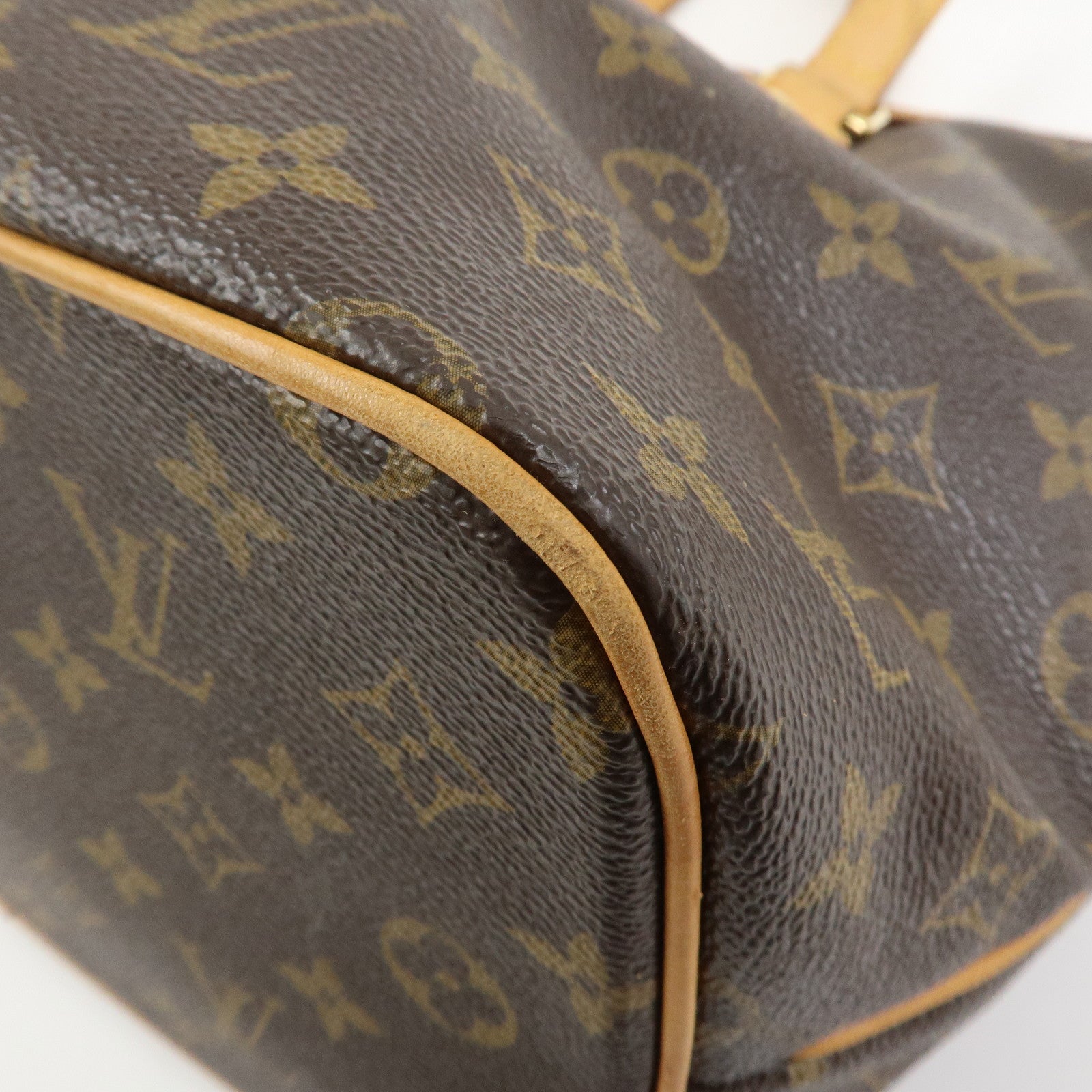 Louis Vuitton Monogram Palermo PM 2Way Bag Hand Bag Brown M40145