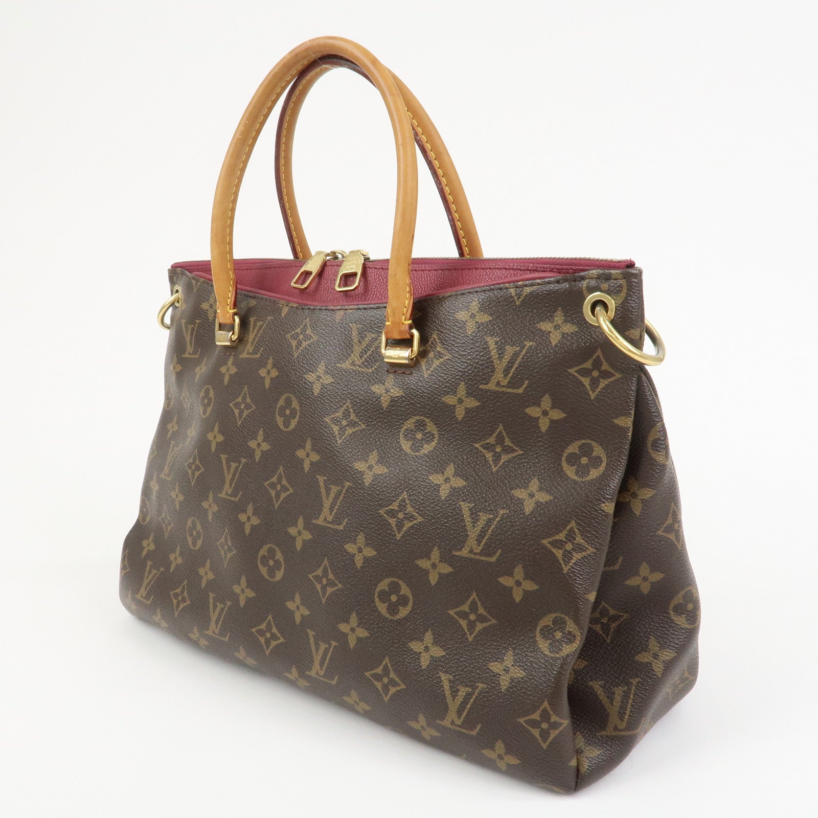 Louis Vuitton Monogram Pallas 2Way Hand Bag Aurore M40906