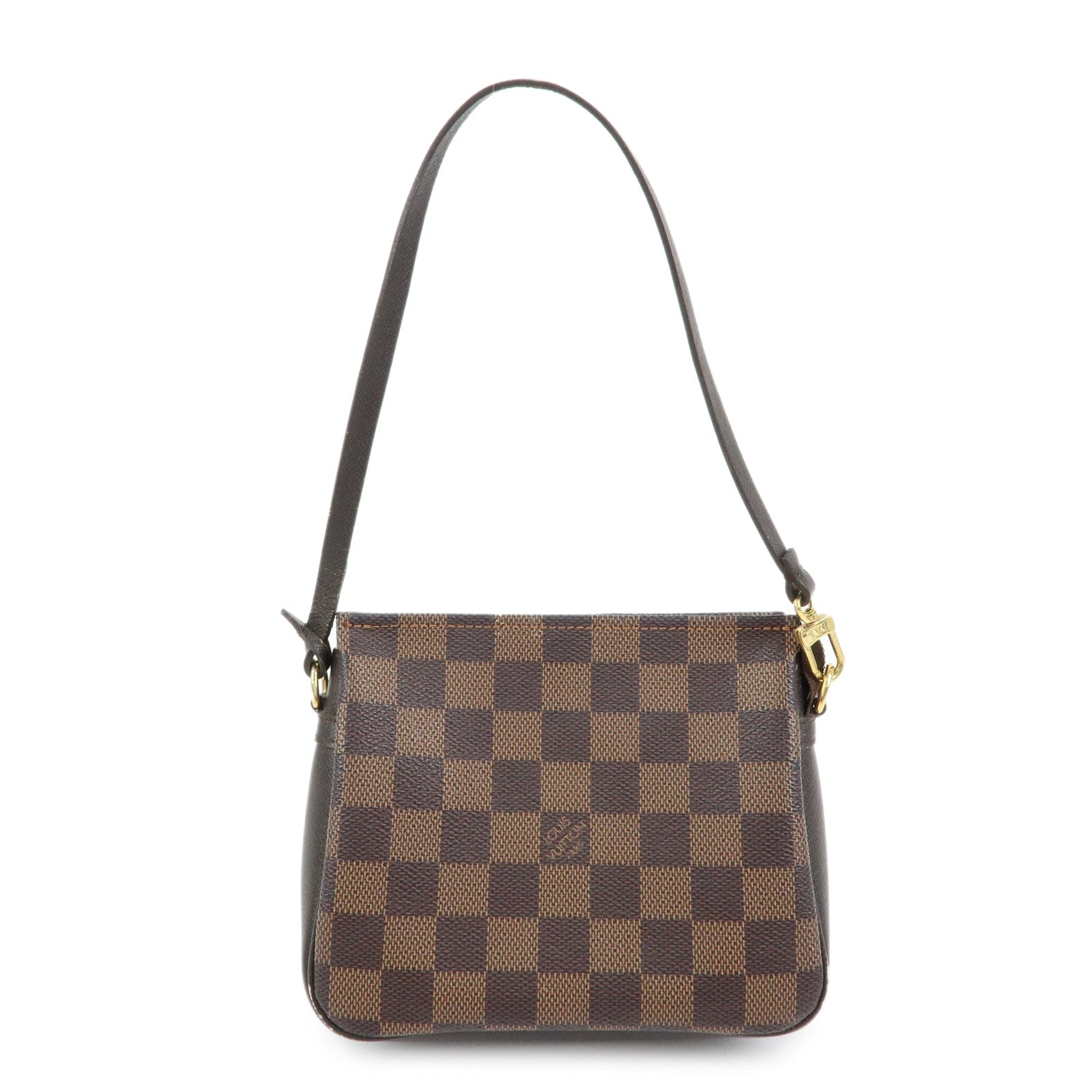 Louis Vuitton Damier Trousse Makeup Accessory Pouch Brown N51982