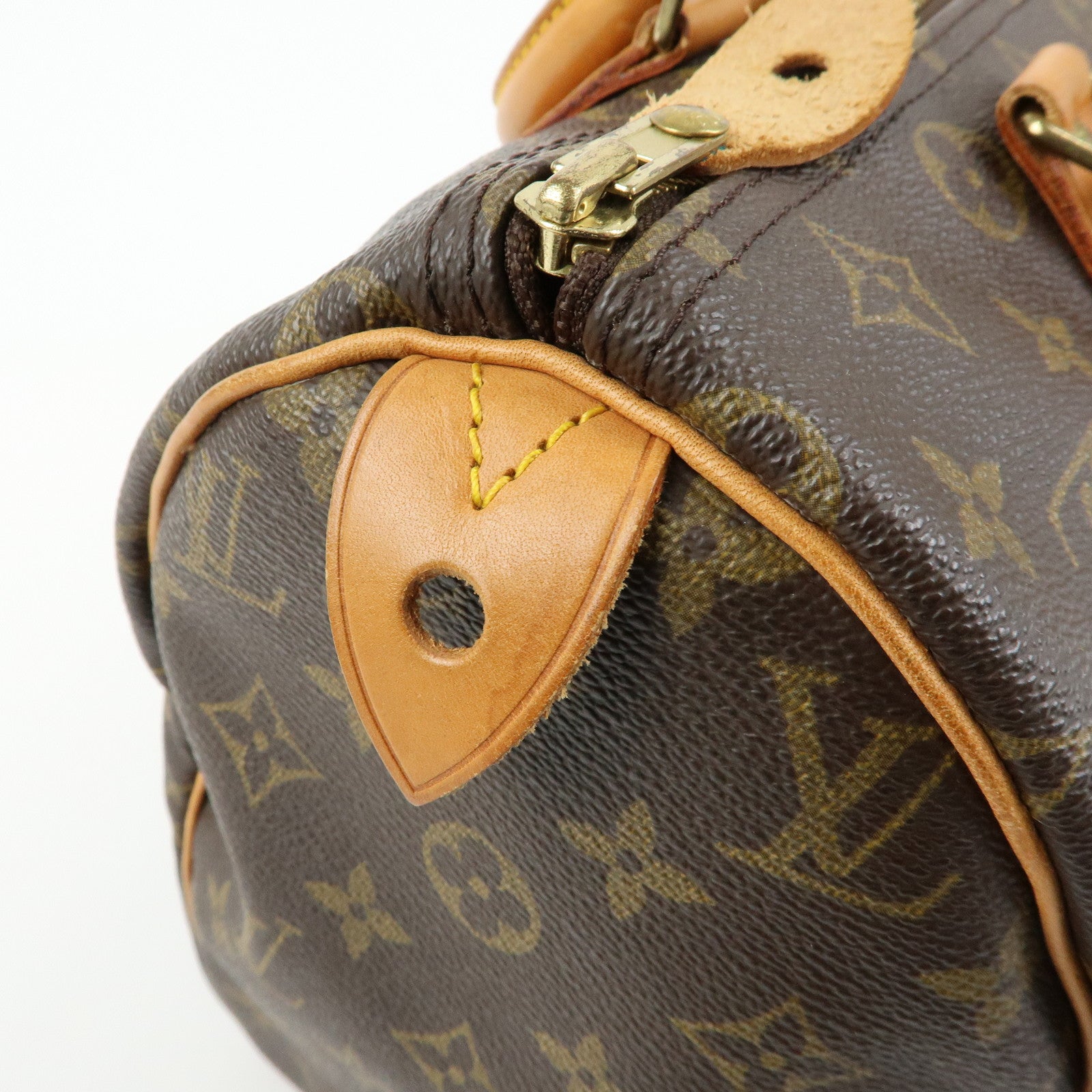 Louis Vuitton Monogram Speedy 30 Boston Bag Hand Bag Brown M41526