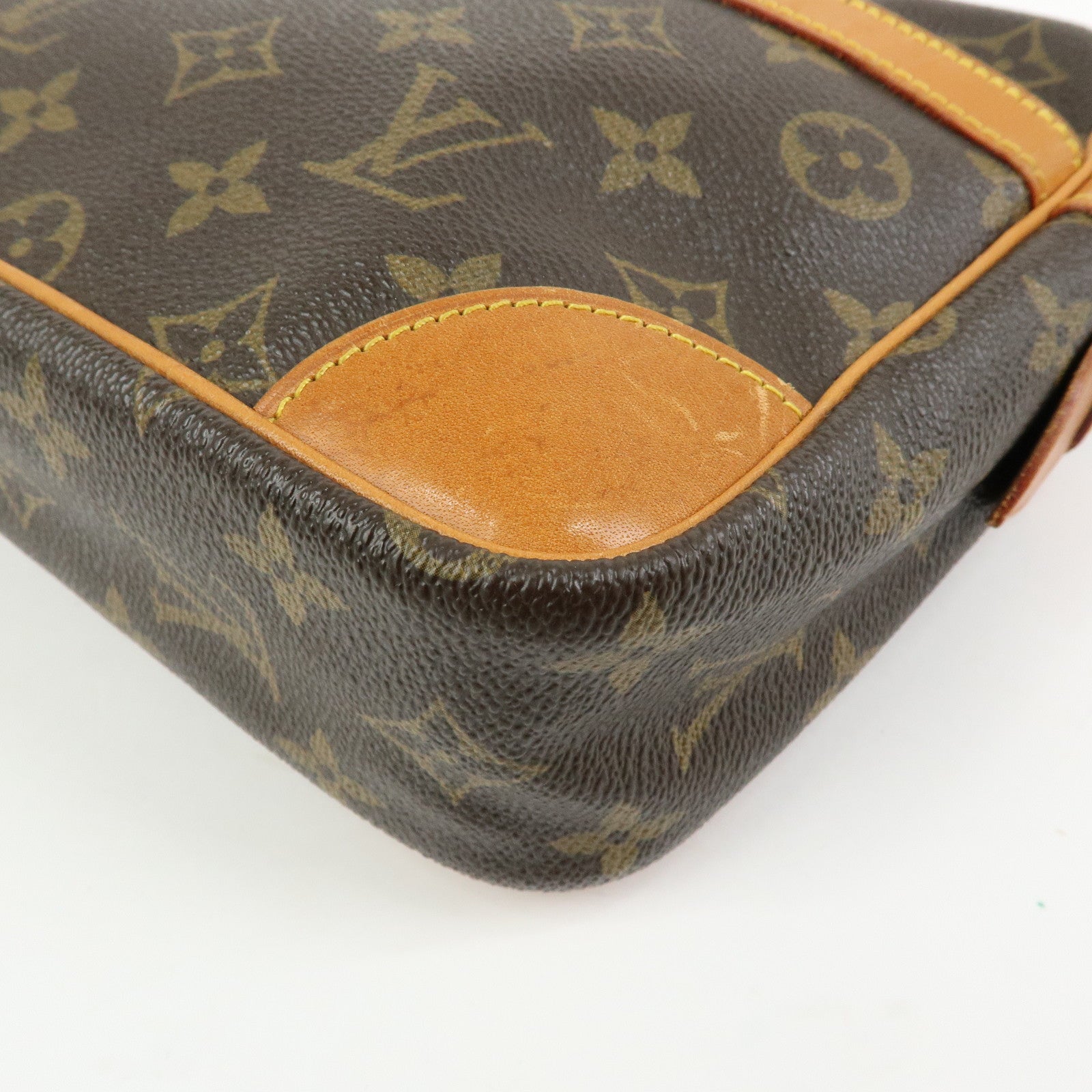 Louis Vuitton Monogram Compiegne 28 Pouch Clutch Bag Brown M51845
