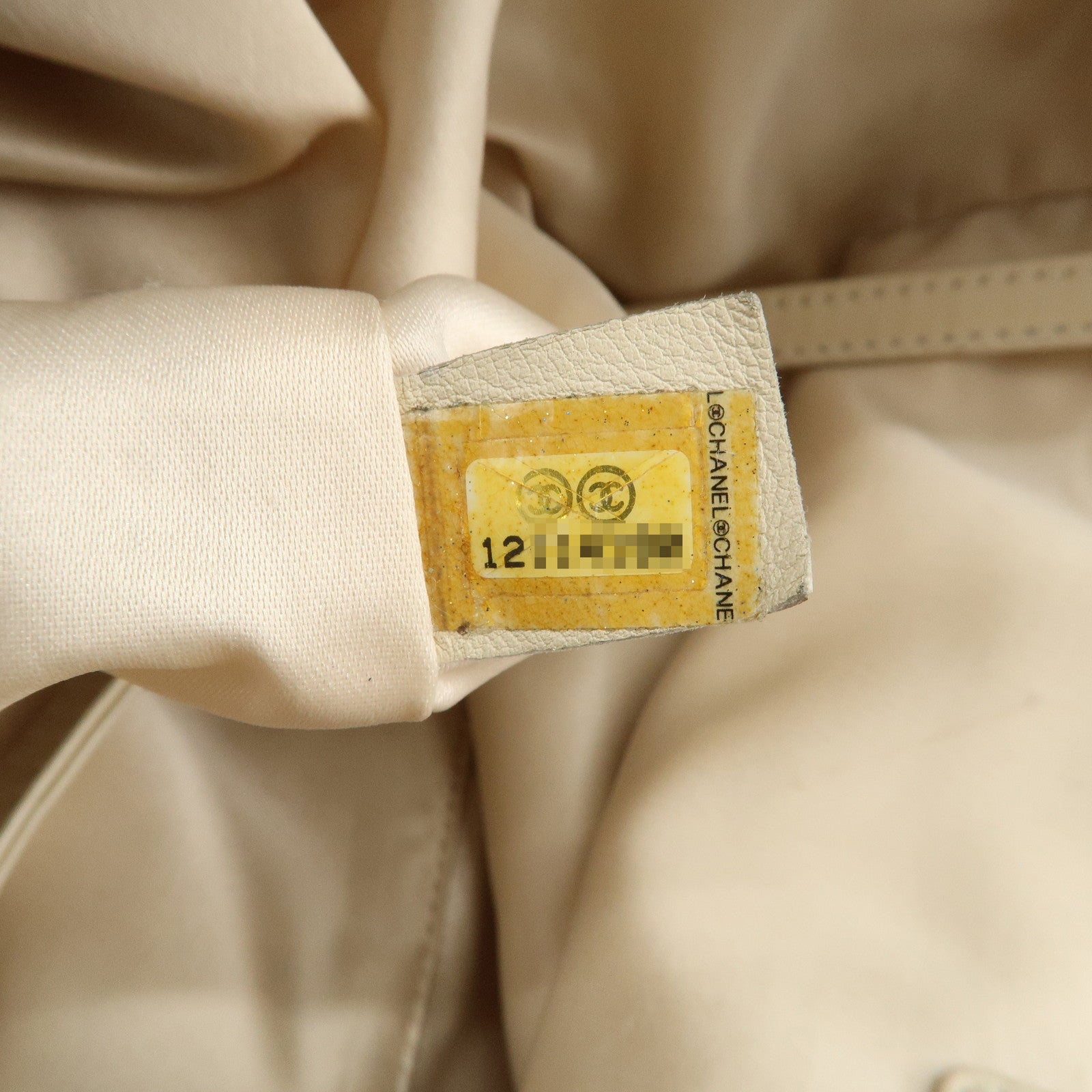 CHANEL East West Chain Shoulder Bag Hand Bag Tote Bag Brown