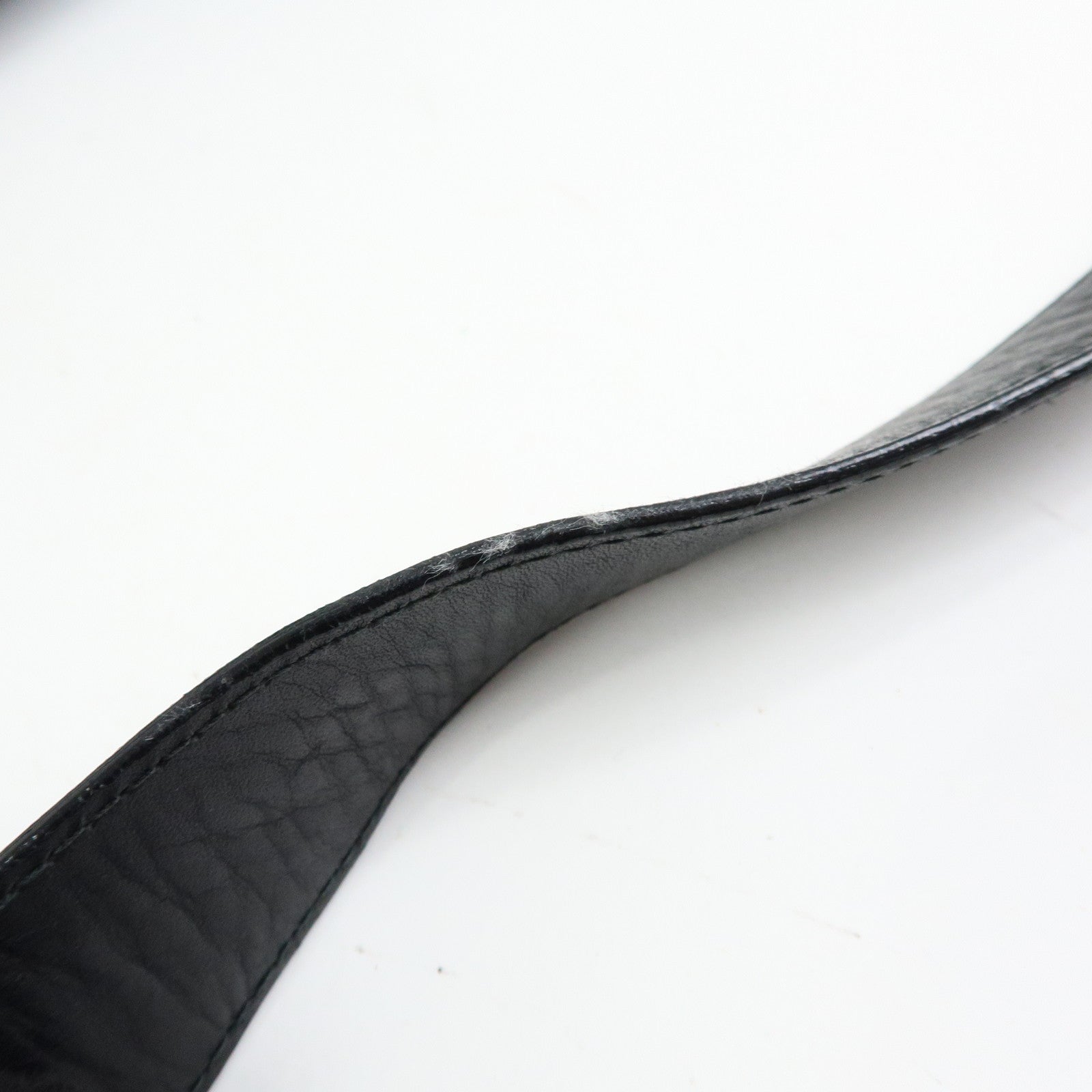 Ferragamo Gancini Calf Hair Leather Shoulder Crossbody Bag Black