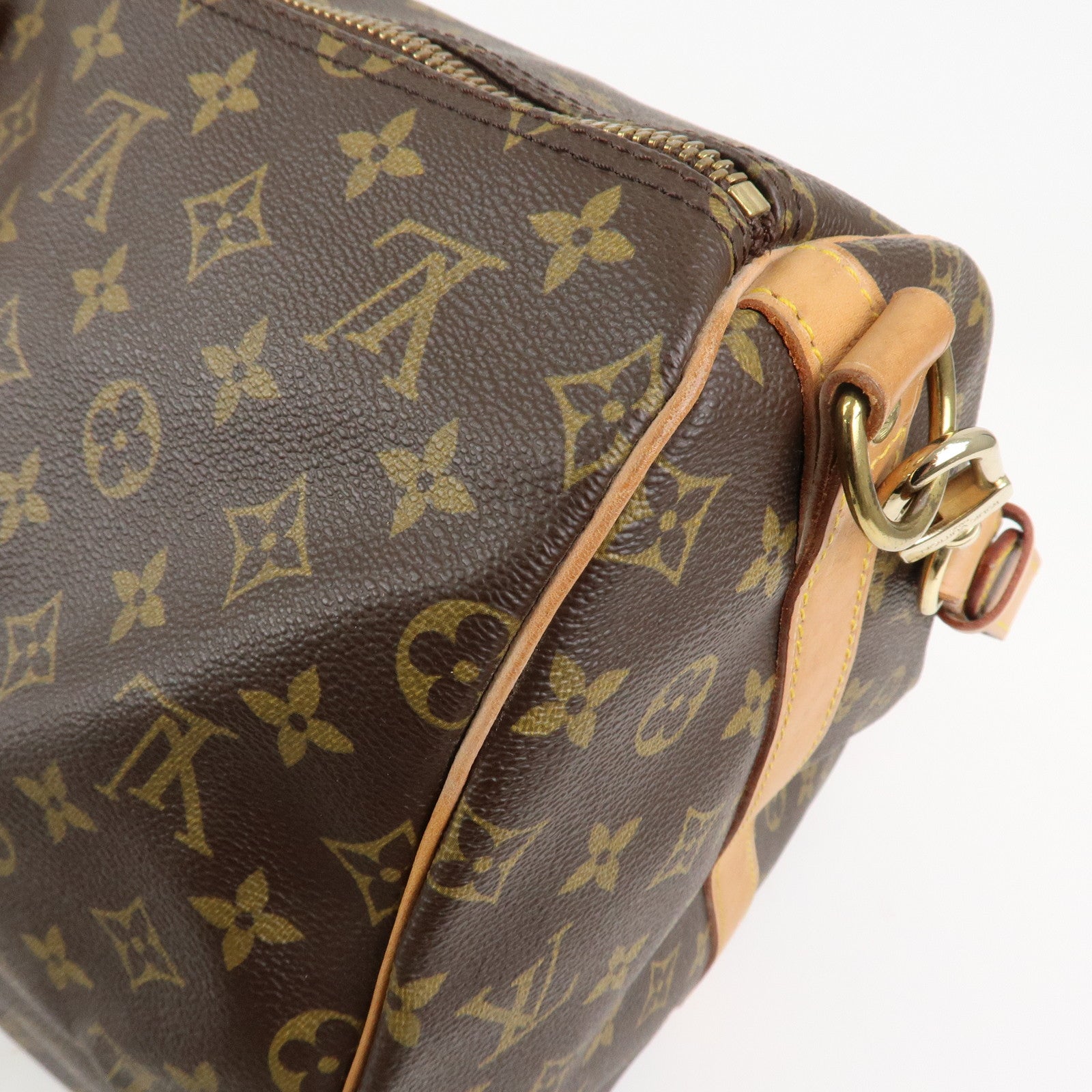 Louis Vuitton Monogram Keep All Bandouliere 55 Boston Bag M41414