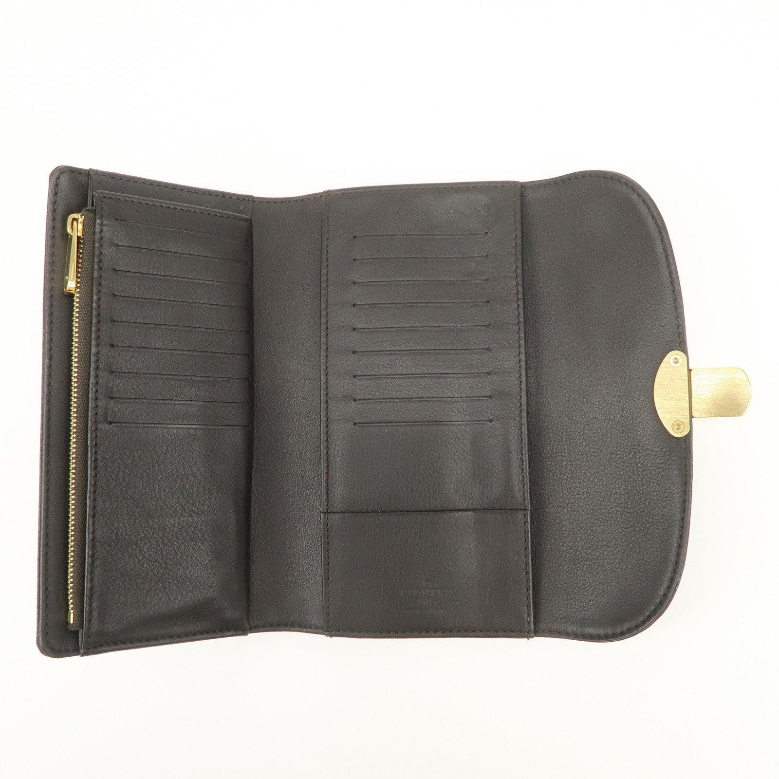 Louis Vuitton Monogram Mahina Leather Portefeuille Wallet M95968 Used