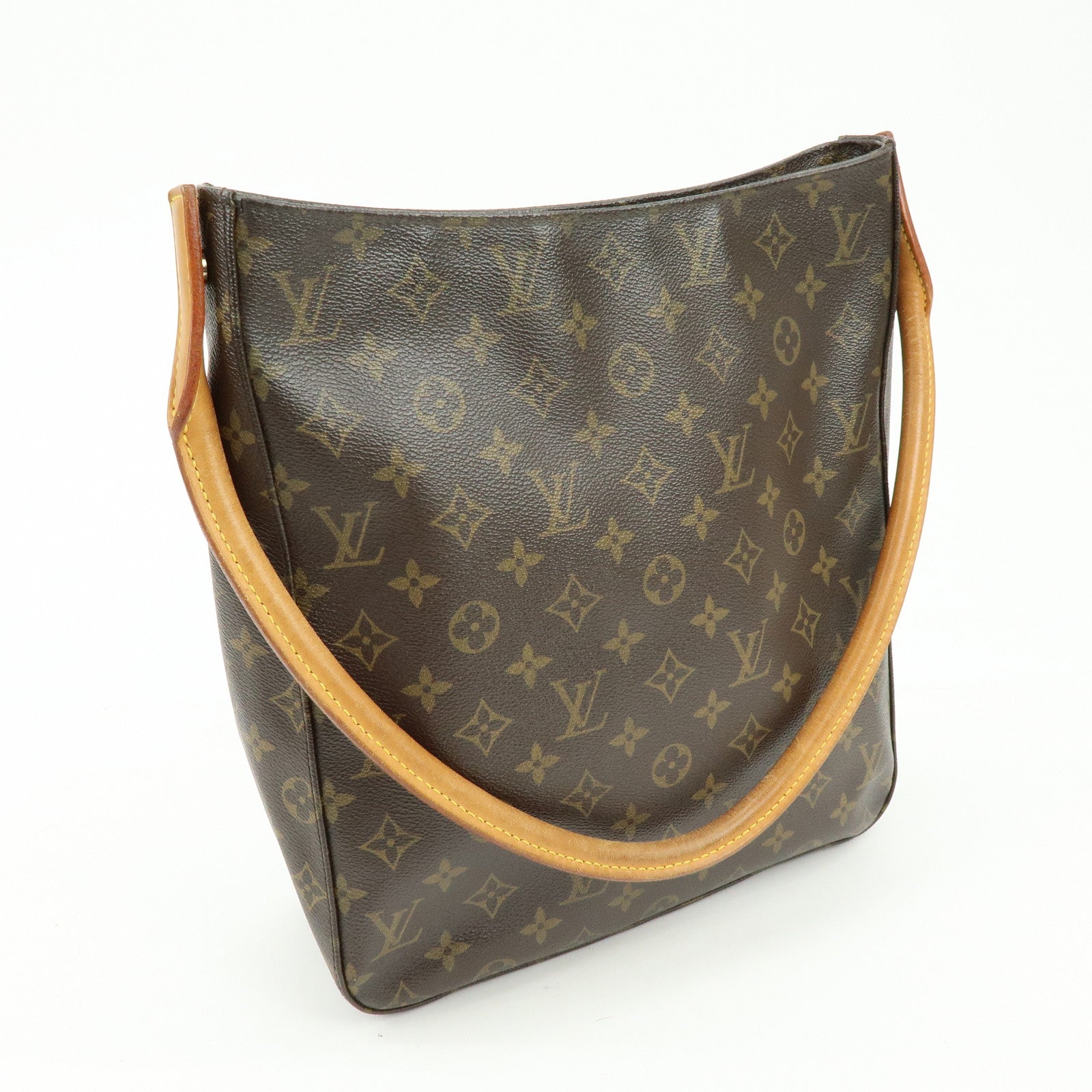 Louis Vuitton Monogram Looping GM Shoulder Bag Brown M51145