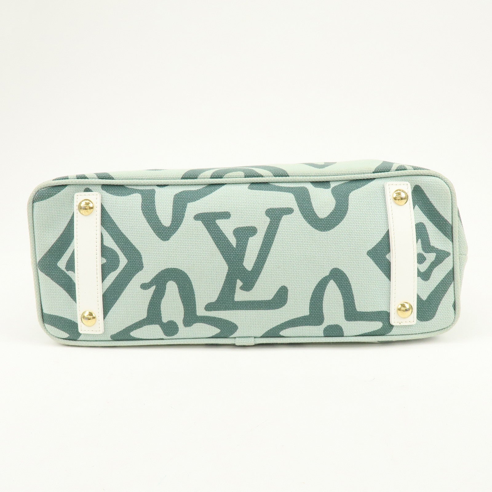 Louis Vuitton Cruise Line Tahitienne PM Canvas Tote Bag Mint M95678