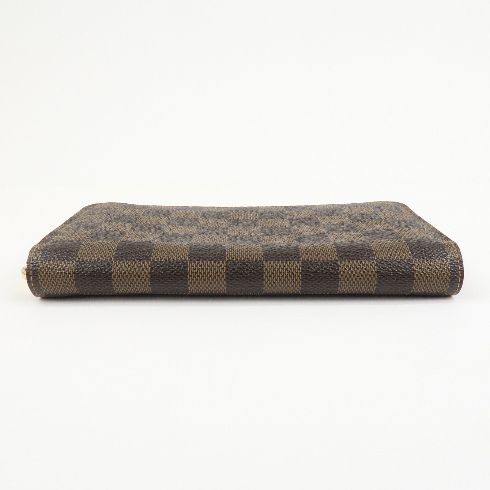 Louis Vuitton Damier Round Zippy Wallet Old Style Brown N60015