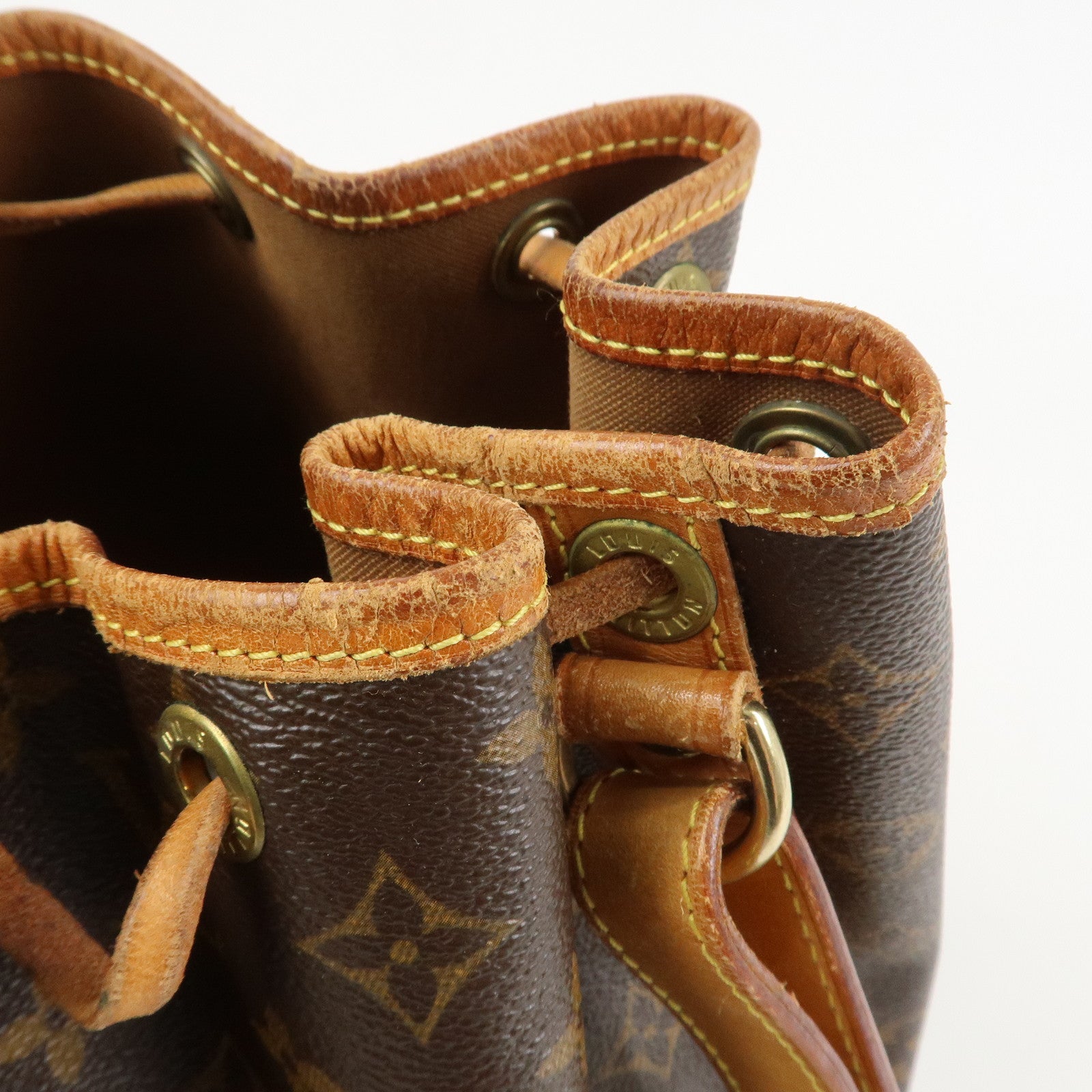Louis Vuitton Monogram Petit Noe Shoulder Bag Brown M42226
