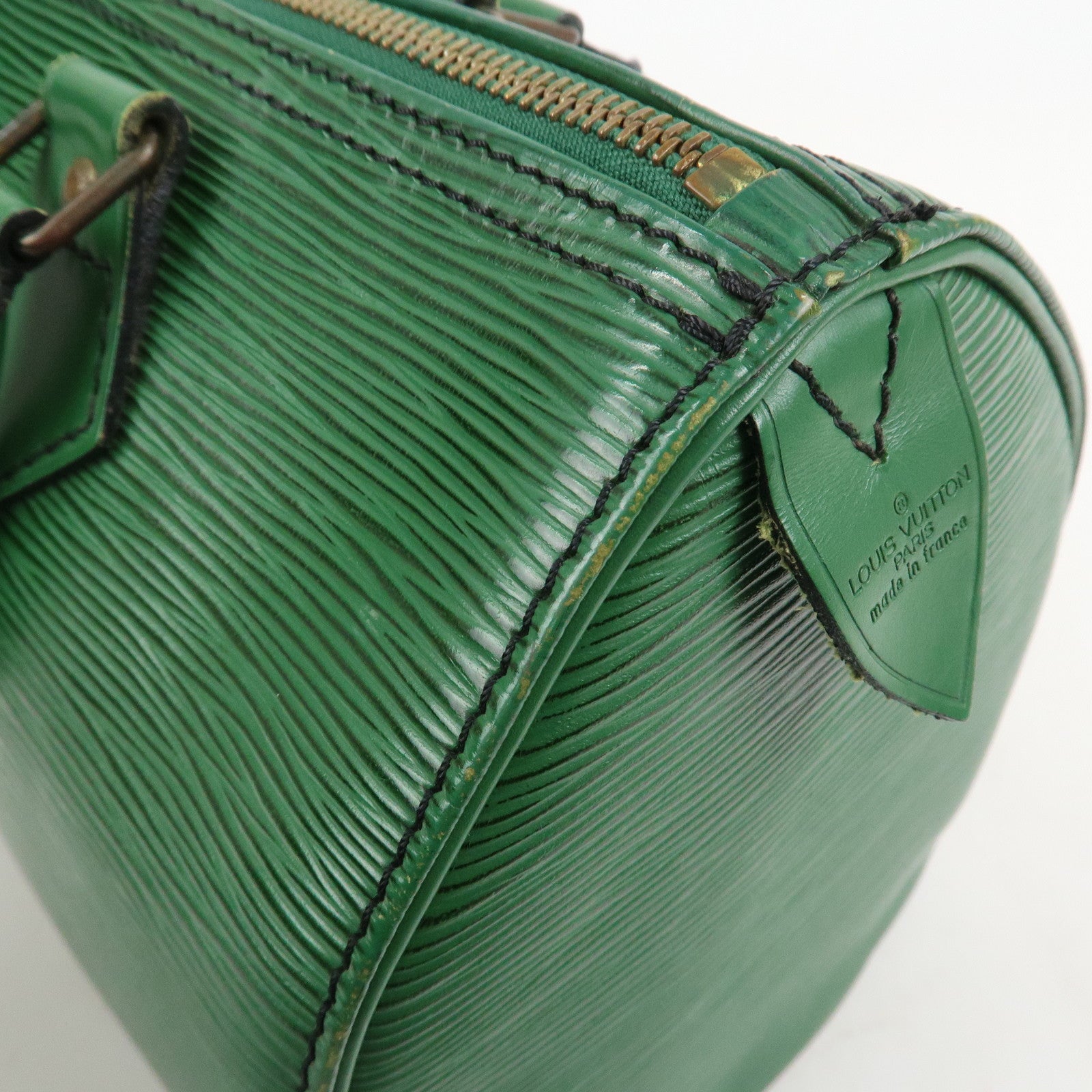 Louis Vuitton Epi Speedy 25 Hand Boston Bag Borneo Green M43014