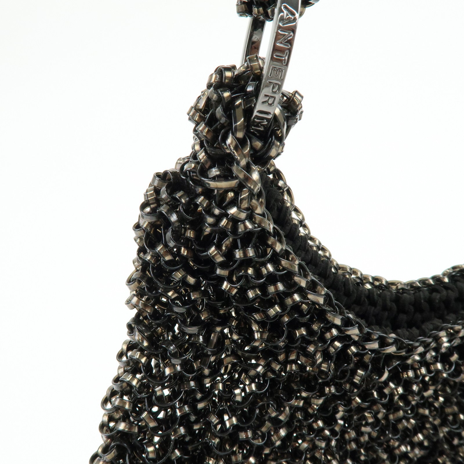 ANTEPRIMA Wire Bag PVC Shoulder Bag Hand Bag Black
