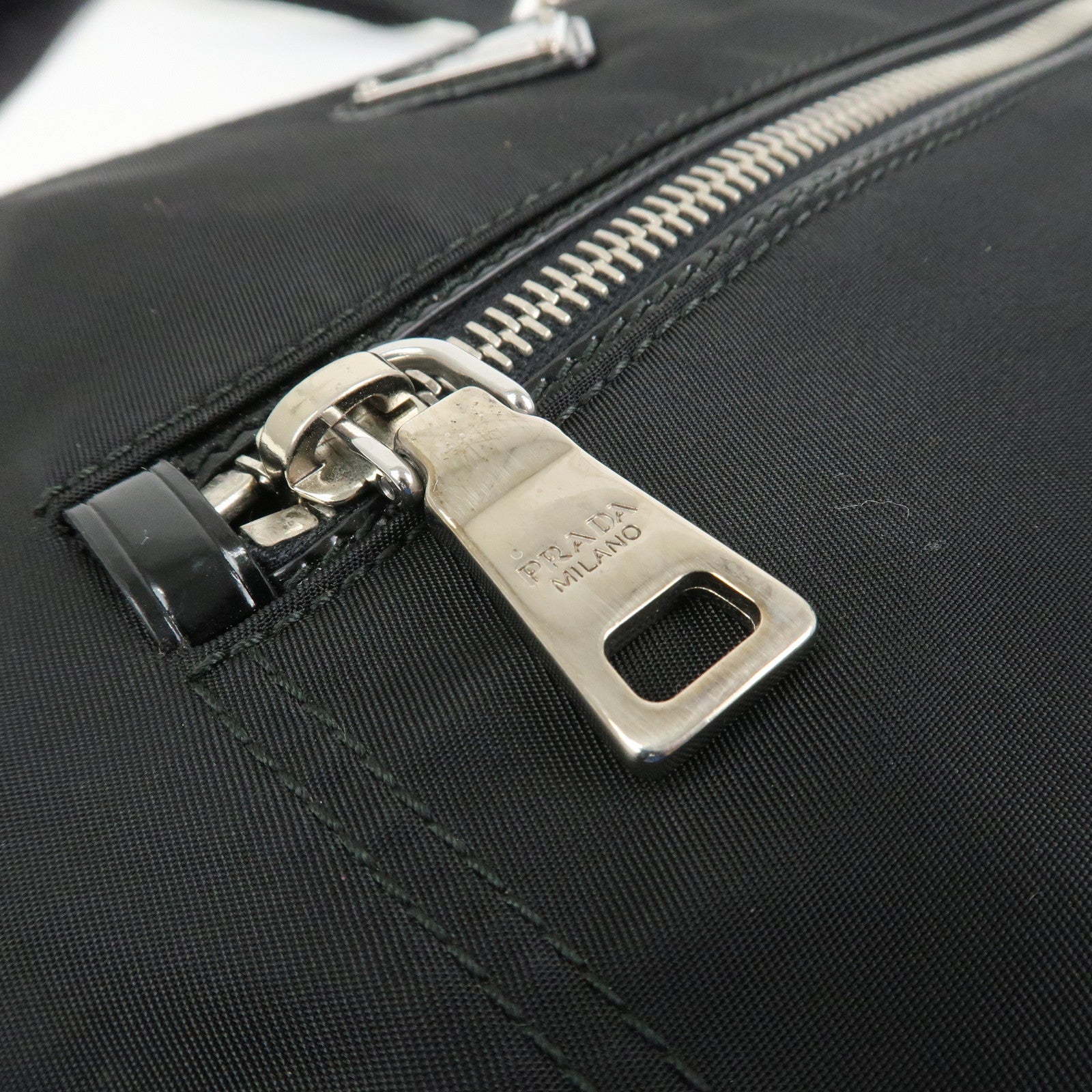 PRADA Triangle Logo Tessuto Nylon Shoulder Bag Crossbody Bag BT0716