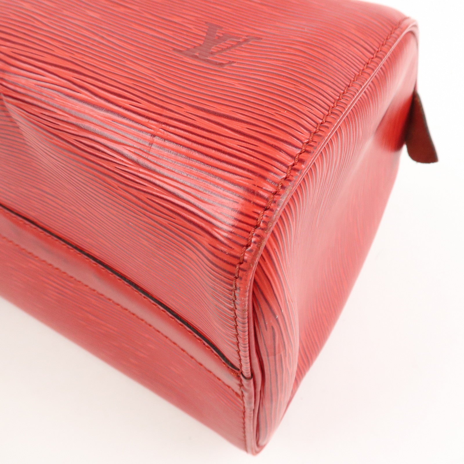 Louis Vuitton Epi Speedy 25 Hand Bag Castilian Red M43017