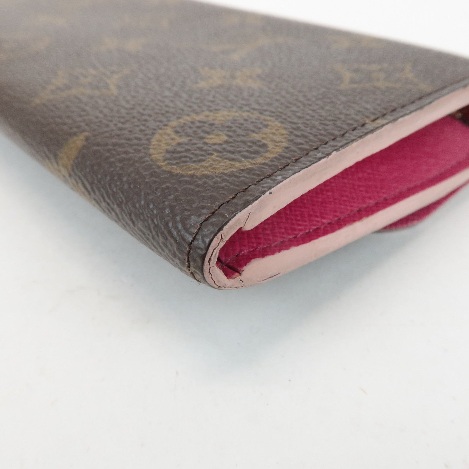 Louis Vuitton Monogram Portefeuille Emily Flower Wallet M64202 Used