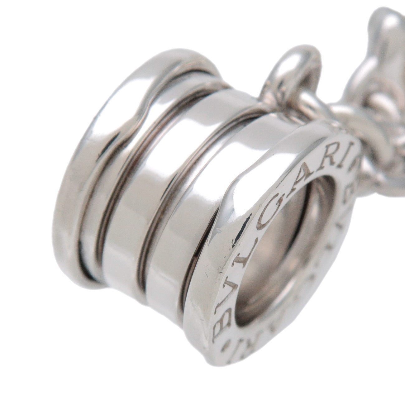 BVLGARI B-zero1 Bag Charm Key Chain SV925 Silver