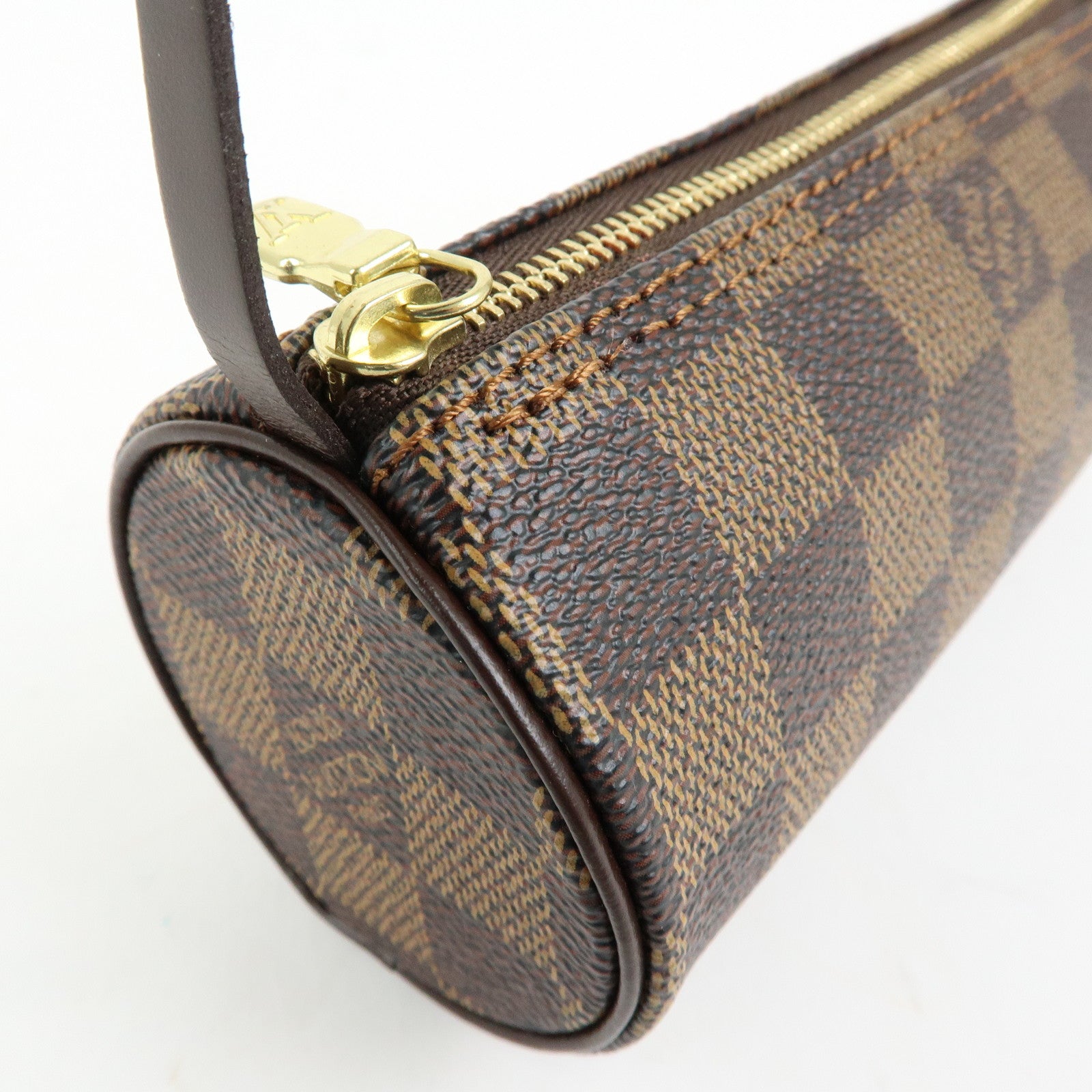 Louis Vuitton Damier Ebene Mini Pouch for Papillon Bag Brown