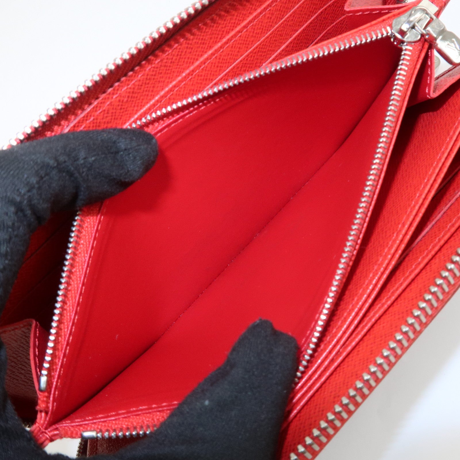 Louis Vuitton Epi Leather Round Zippy Wallet Indigo Blue M67267