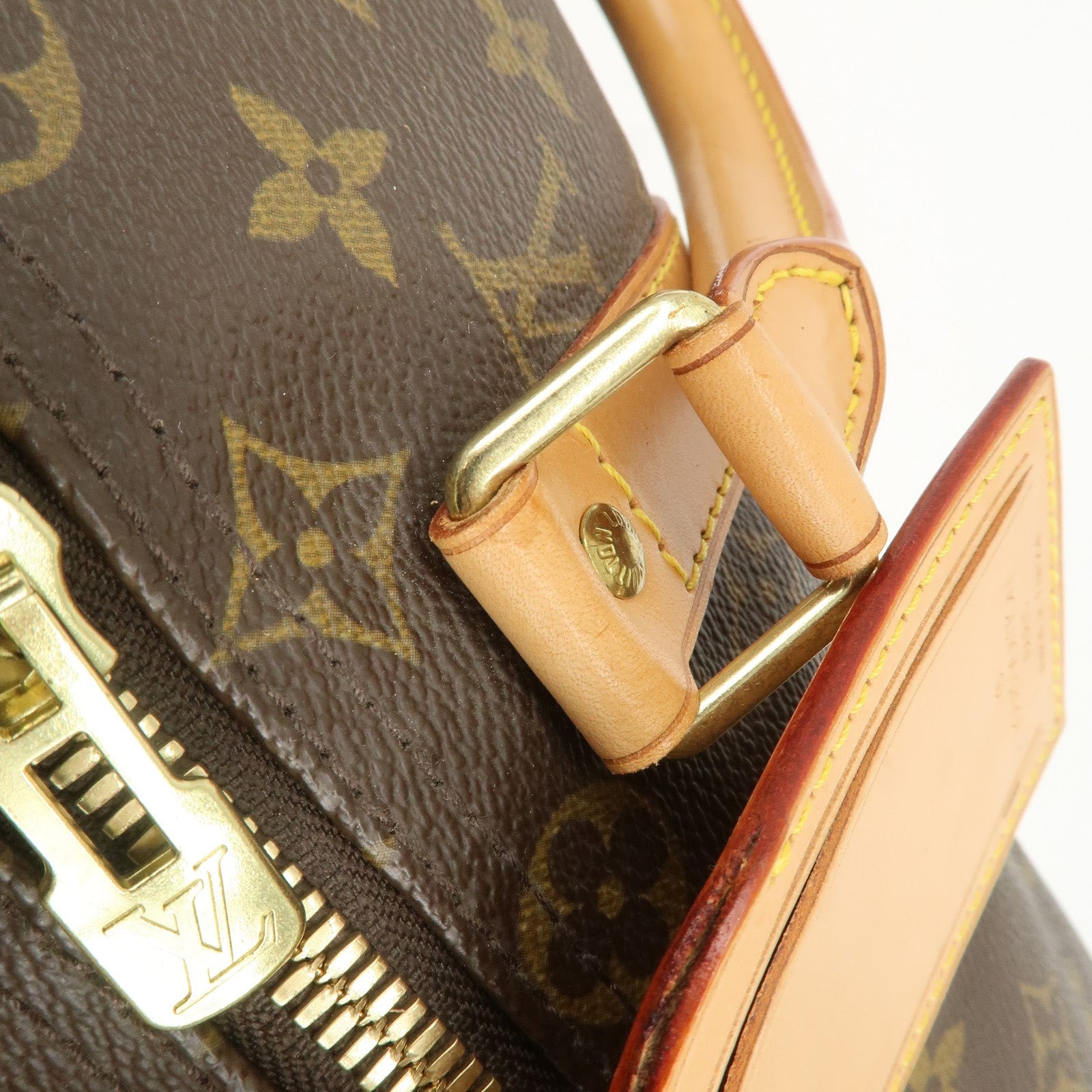 Louis Vuitton Monogram Canvas Keep All 45 Boston Bag Brown M41428