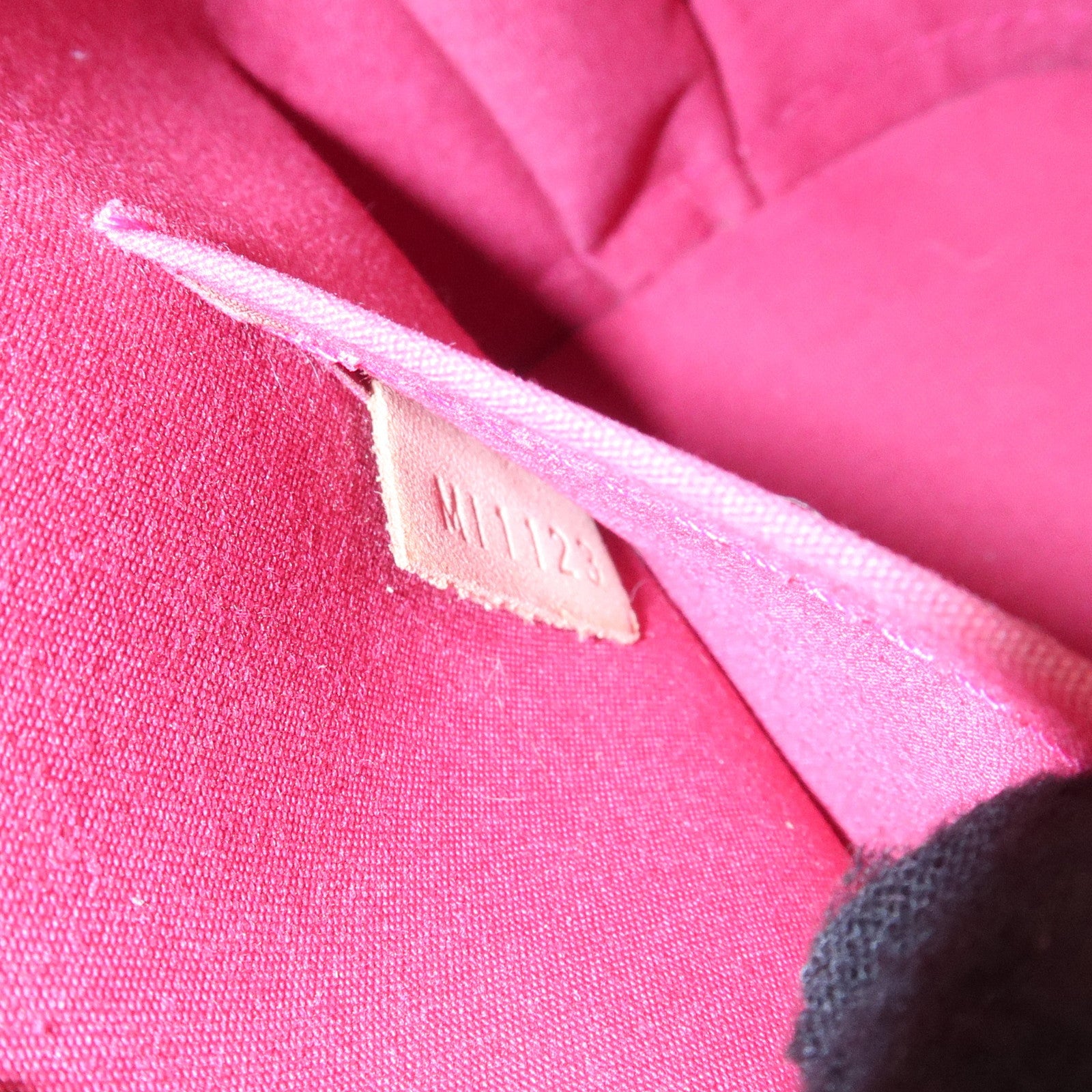 Louis Vuitton Monogram Vernis Alma BB Hand Bag Rose Indien M91771 Used