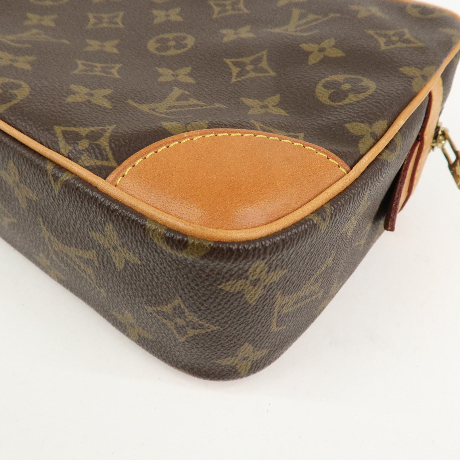 Louis Vuitton Monogram Compiegne 28 Pouch Clutch Bag Brown M51845