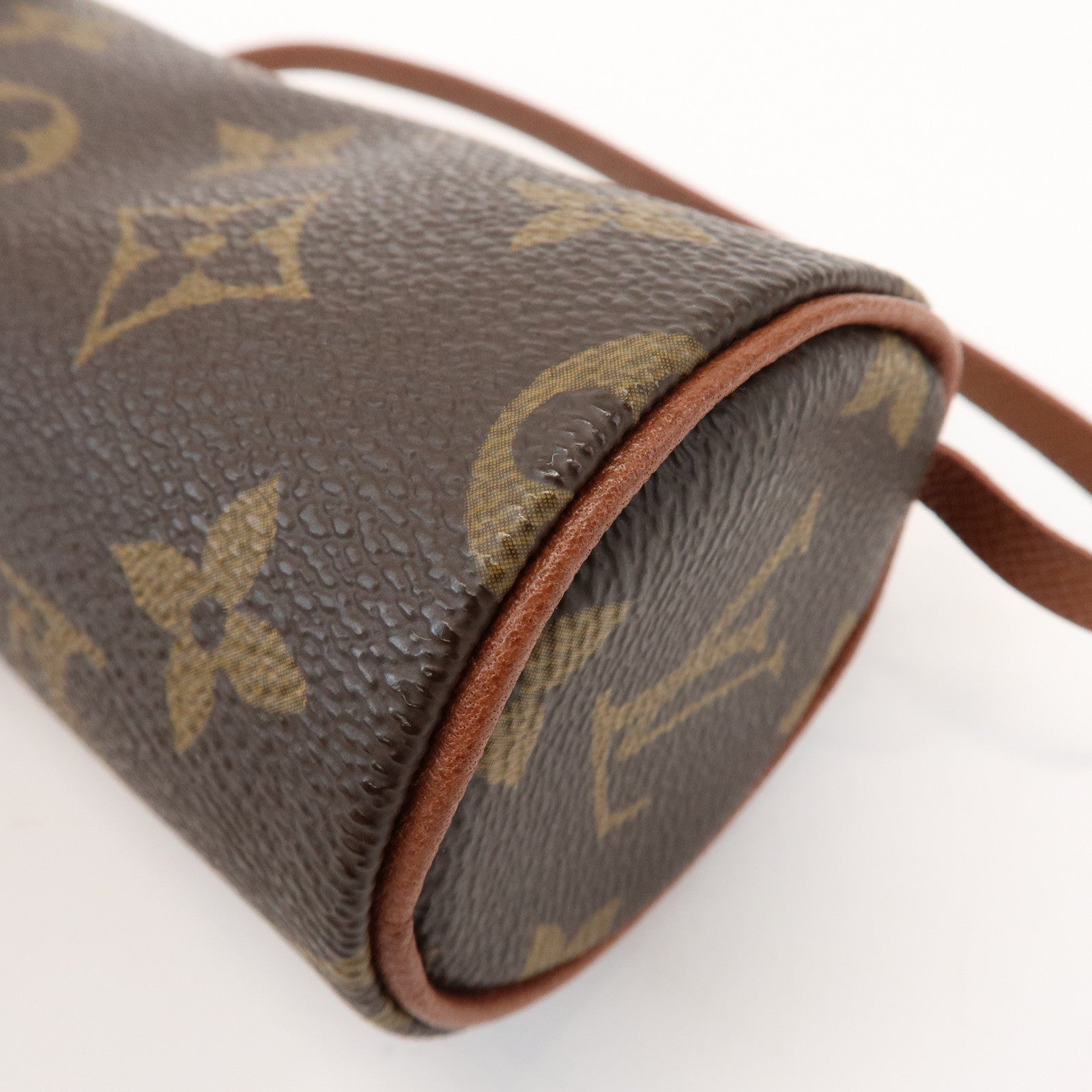 Louis Vuitton Monogram Mini Pouch for Papillon Bag Old Style Brown