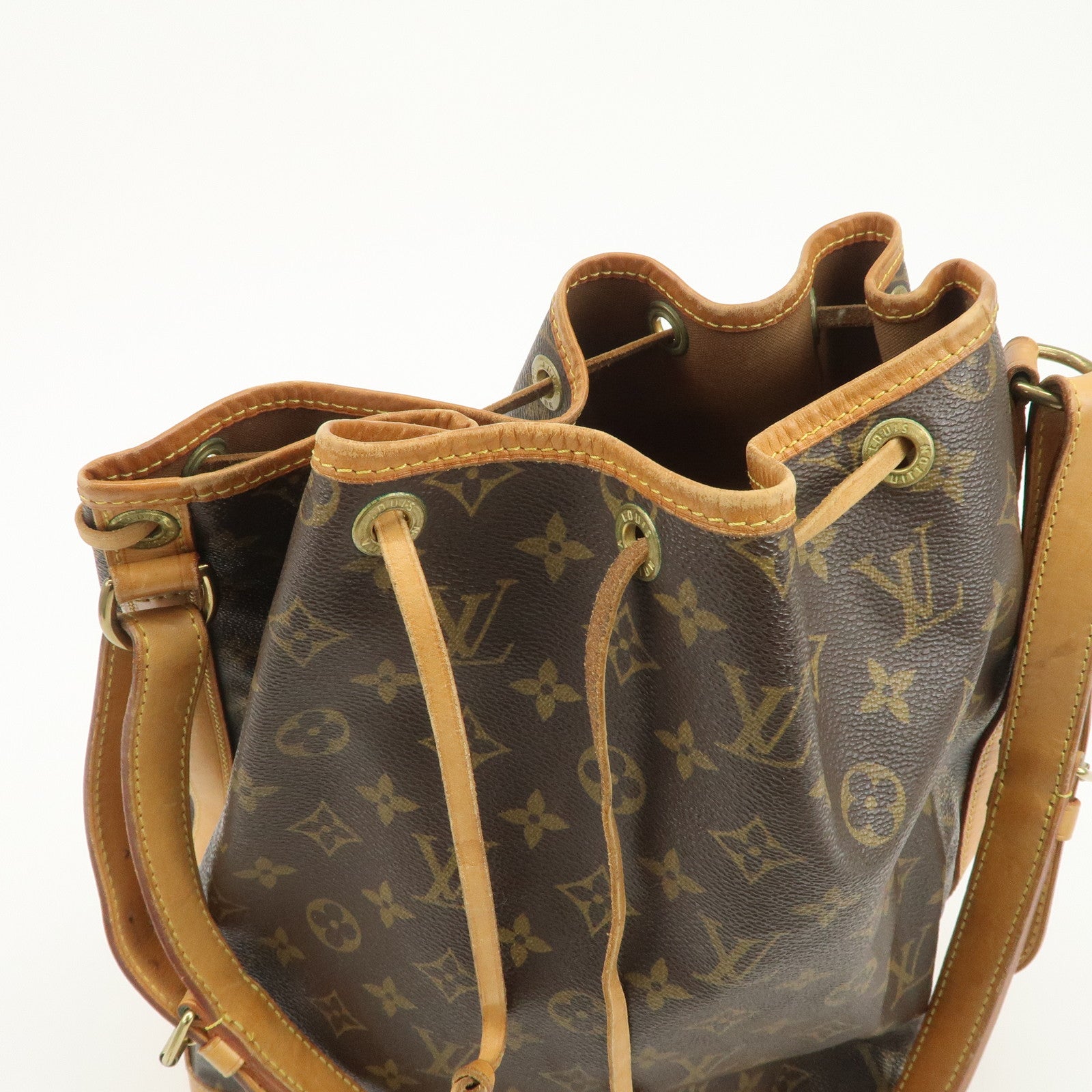 Louis Vuitton Monogram Noe Shoulder Bag Hand Bag Brown M42224