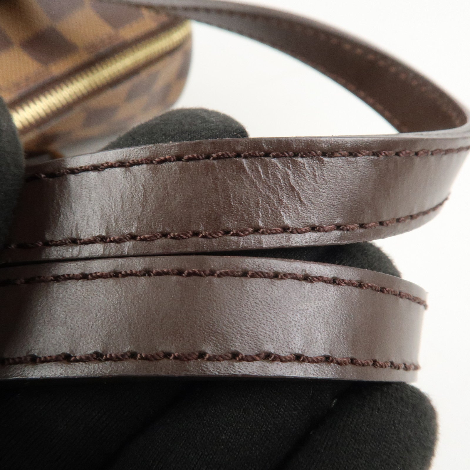 Louis Vuitton Damier Ebene Papillon 30 Hand Bag Brown N51303