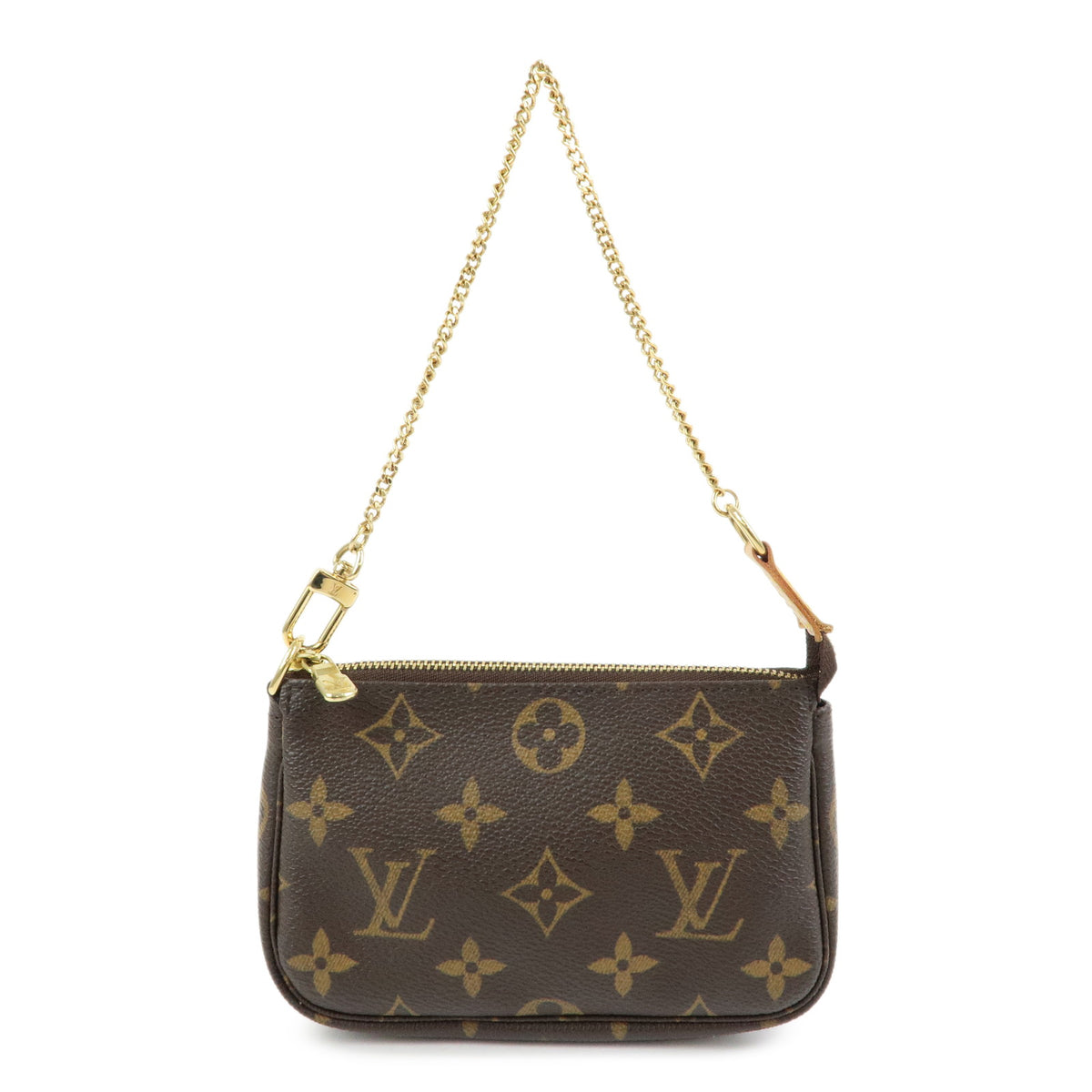 Louis Vuitton Monogram Mini Pochette Accessoires Hand Bag M58009
