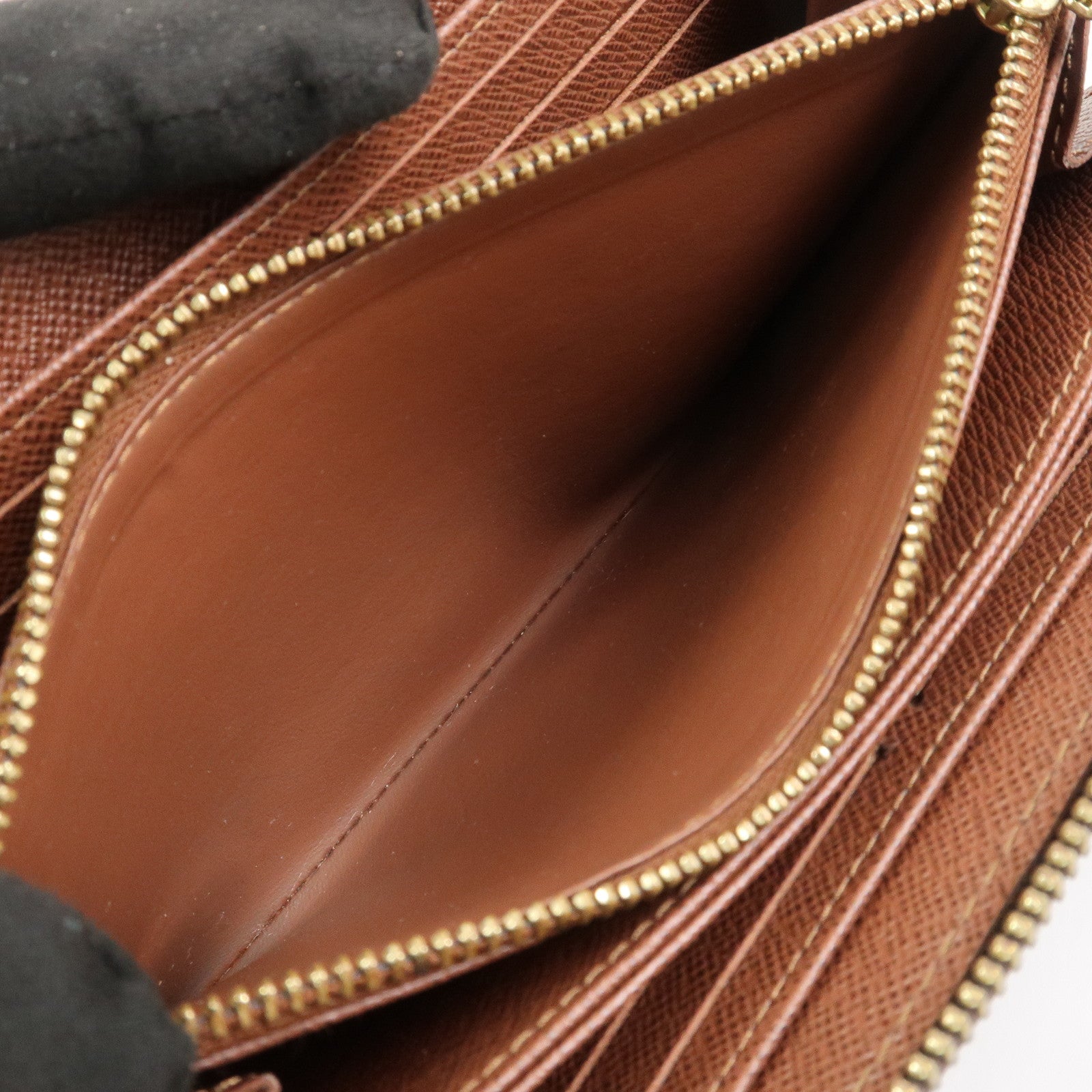 Louis Vuitton Monogram Canvas Zippy Long Wallet Brown M60017