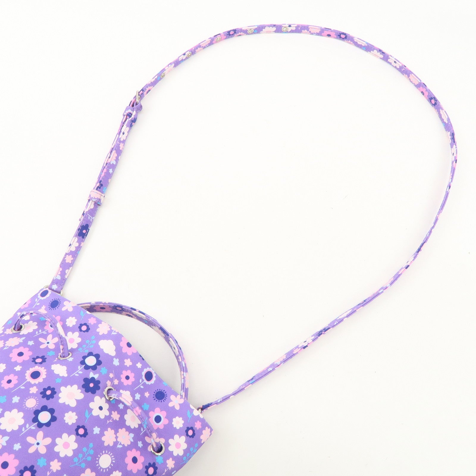 BALENCIAGA Wheel XS Nylon 2Way Bag Shoulder Bag Purple 656682 Used