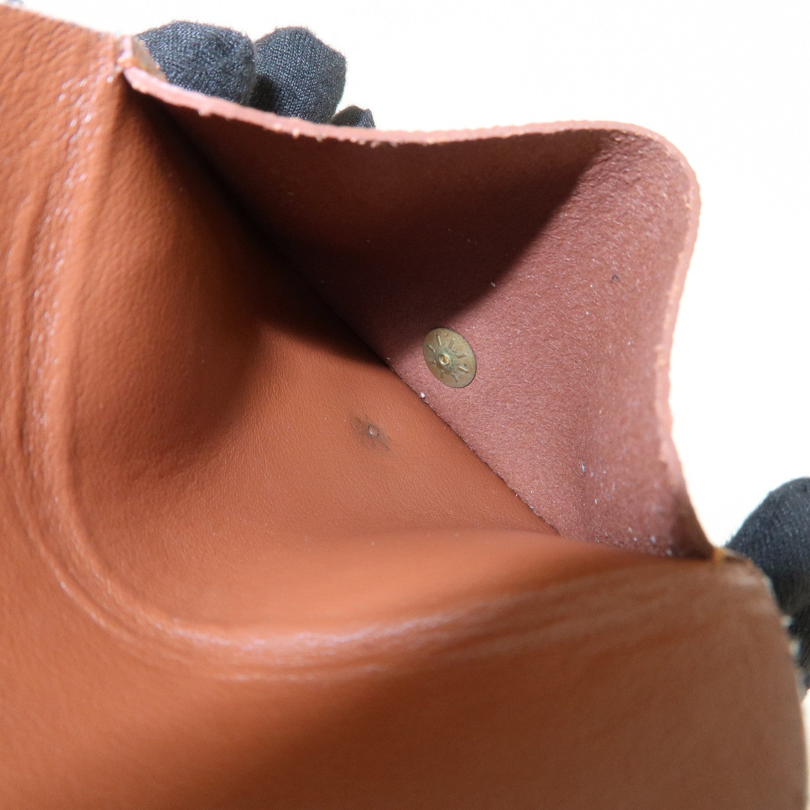 Louis Vuitton Monogram Porte Monnaie Gousset Coin Case M61970 Used