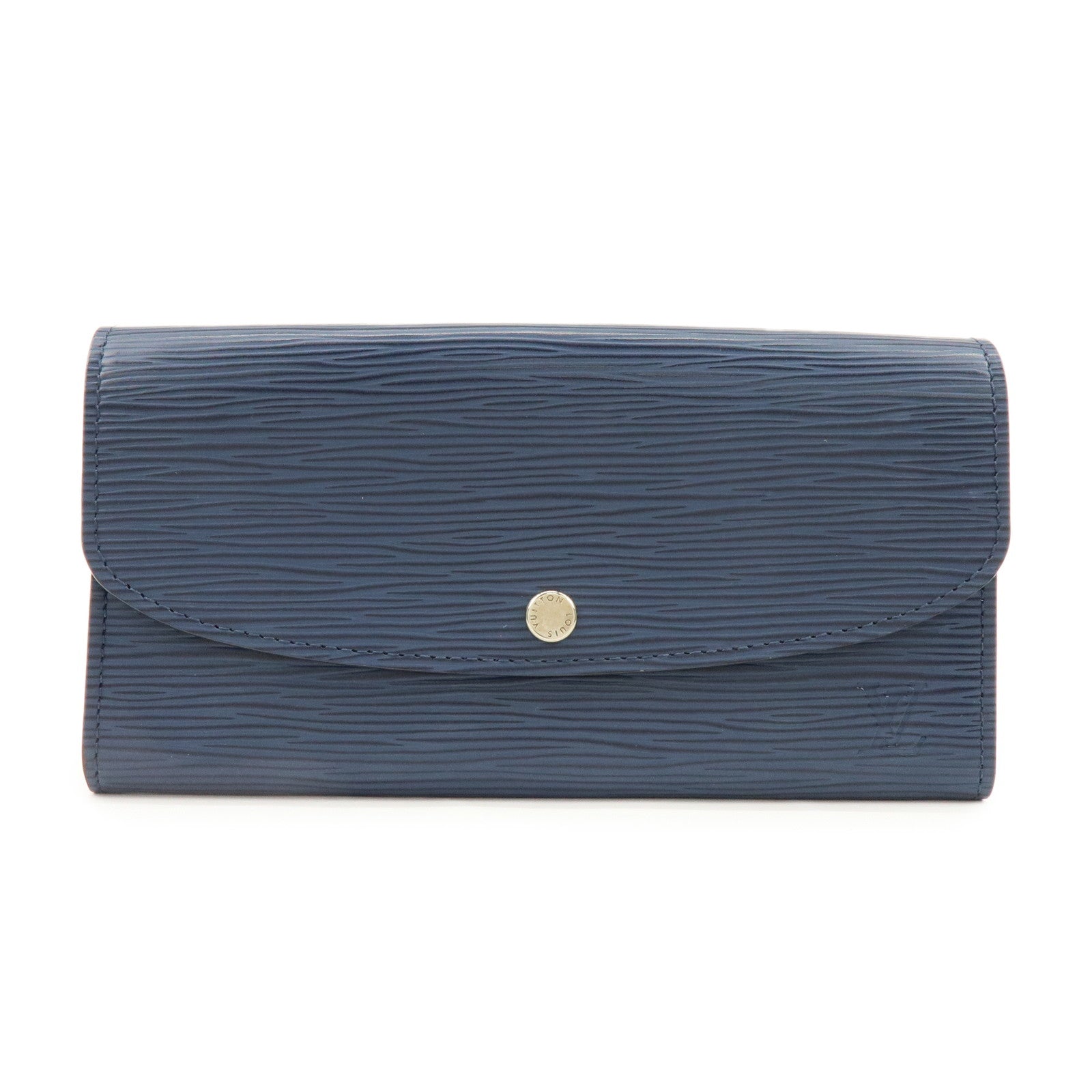 Louis Vuitton Epi Portefeuille Emilie Wallet Indigo Blue M60854