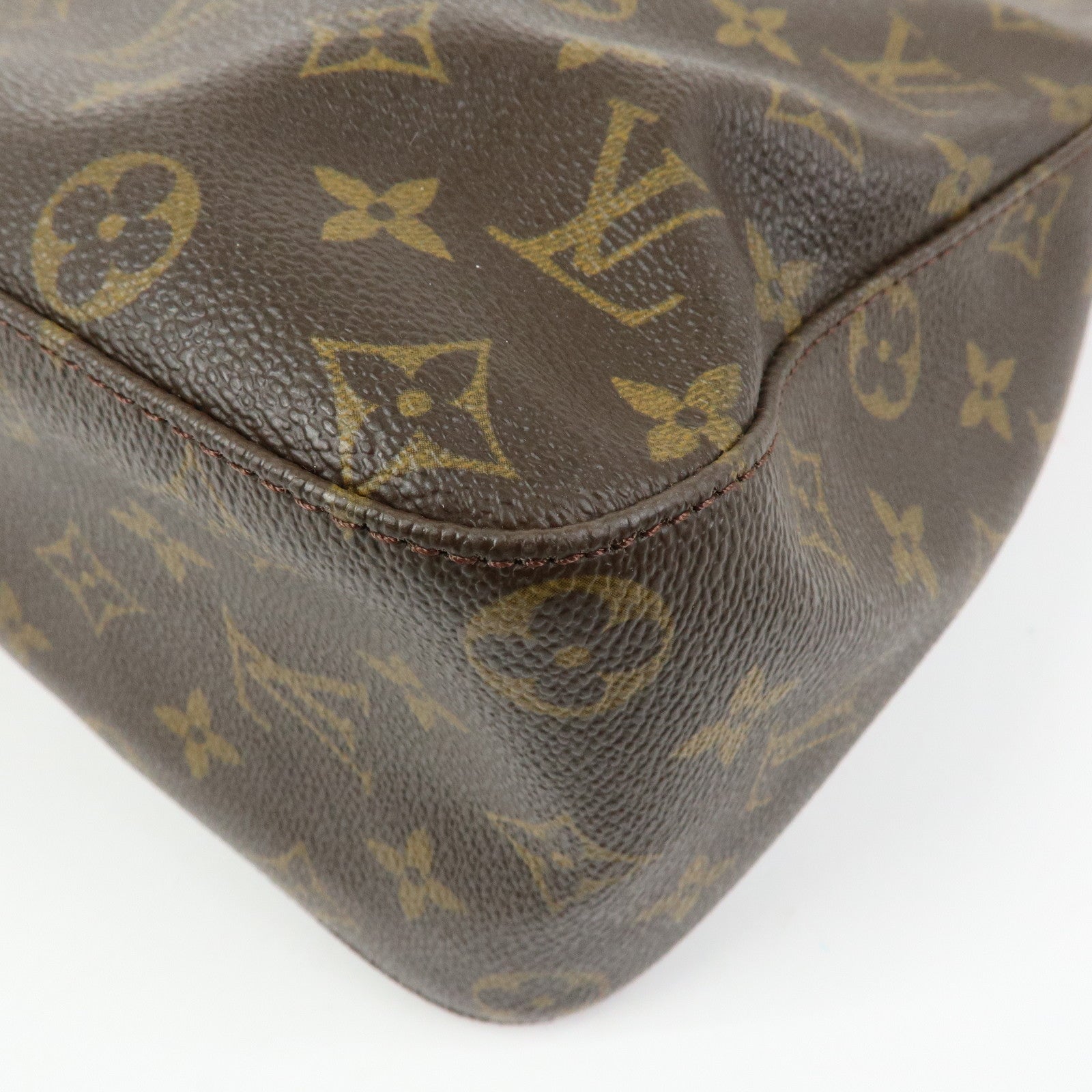 Louis Vuitton Monogram Looping GM Shoulder Bag Brown M51145
