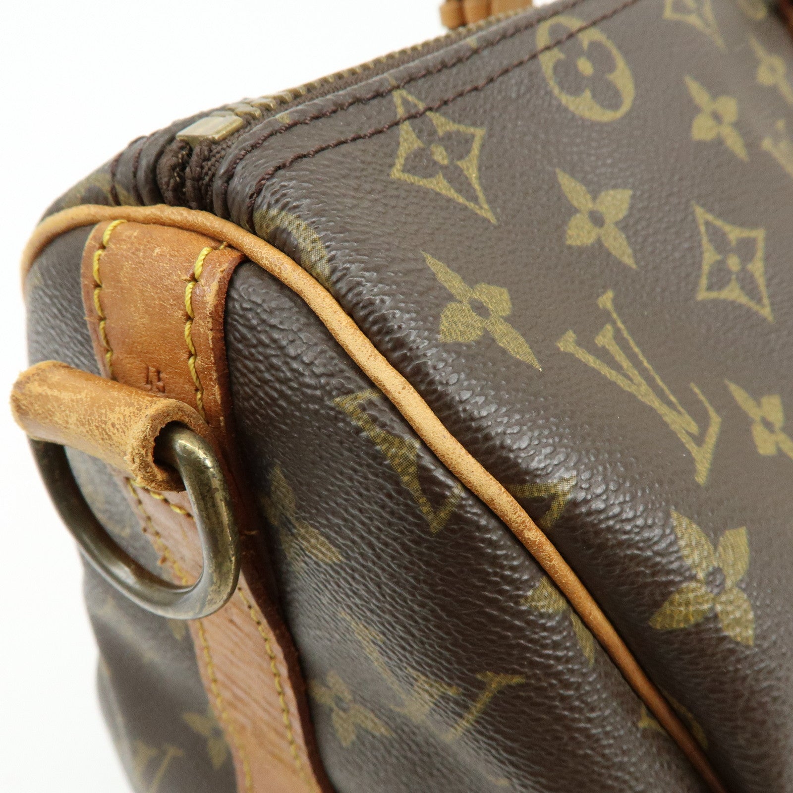 Louis Vuitton Monogram Keep All Bandouliere 45 Boston Bag M41418