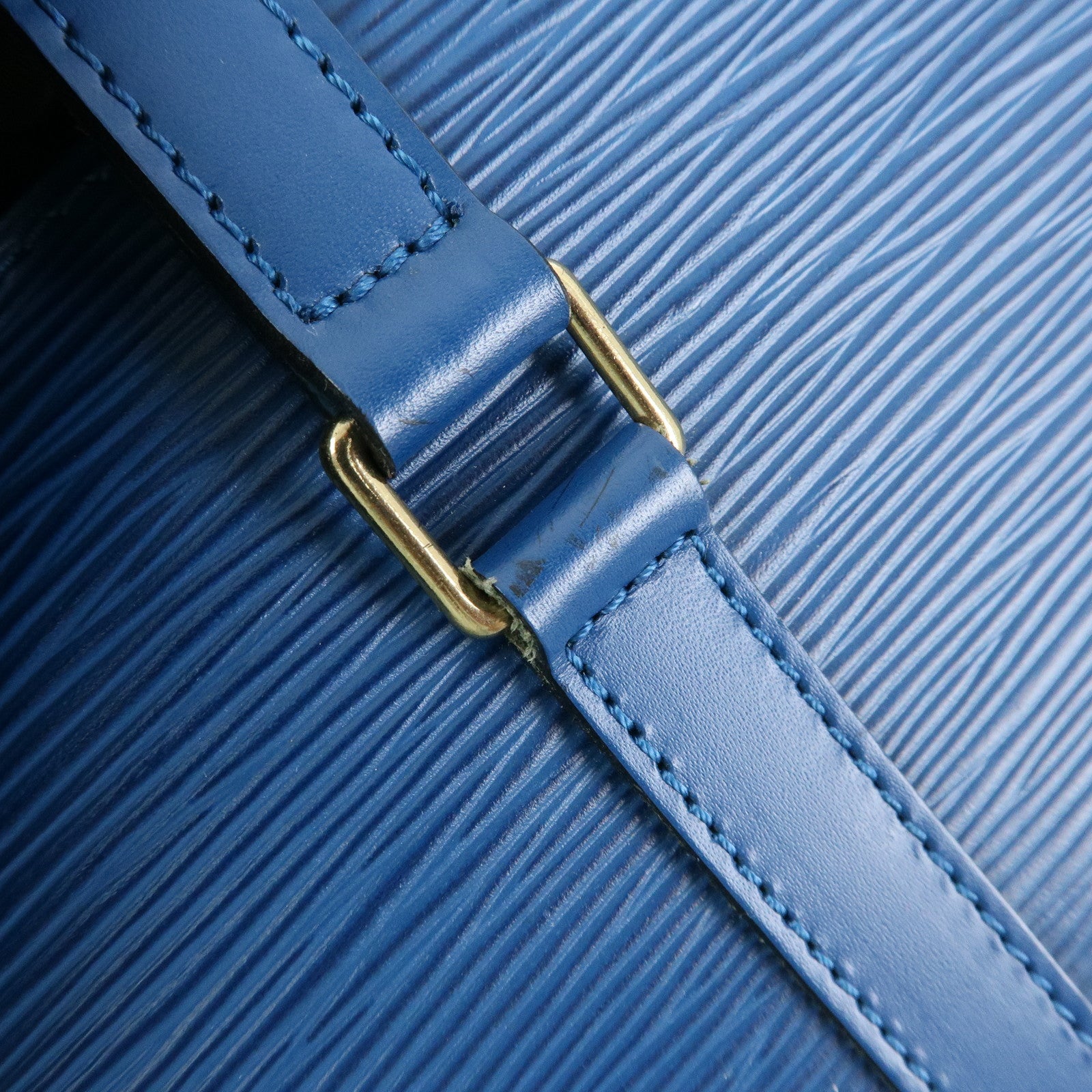 Louis Vuitton Epi Soufflot Shoulder Bag Hand Bag Toledo Blue M52225