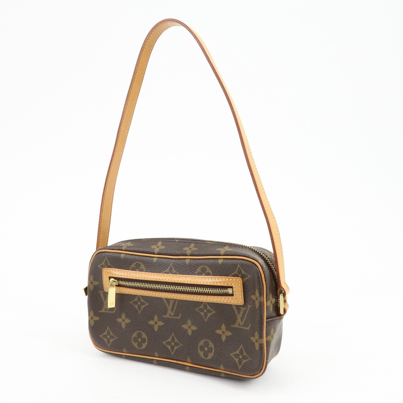 Louis Vuitton Monogram Pochette Cite Shoulder Bag Brown M51183