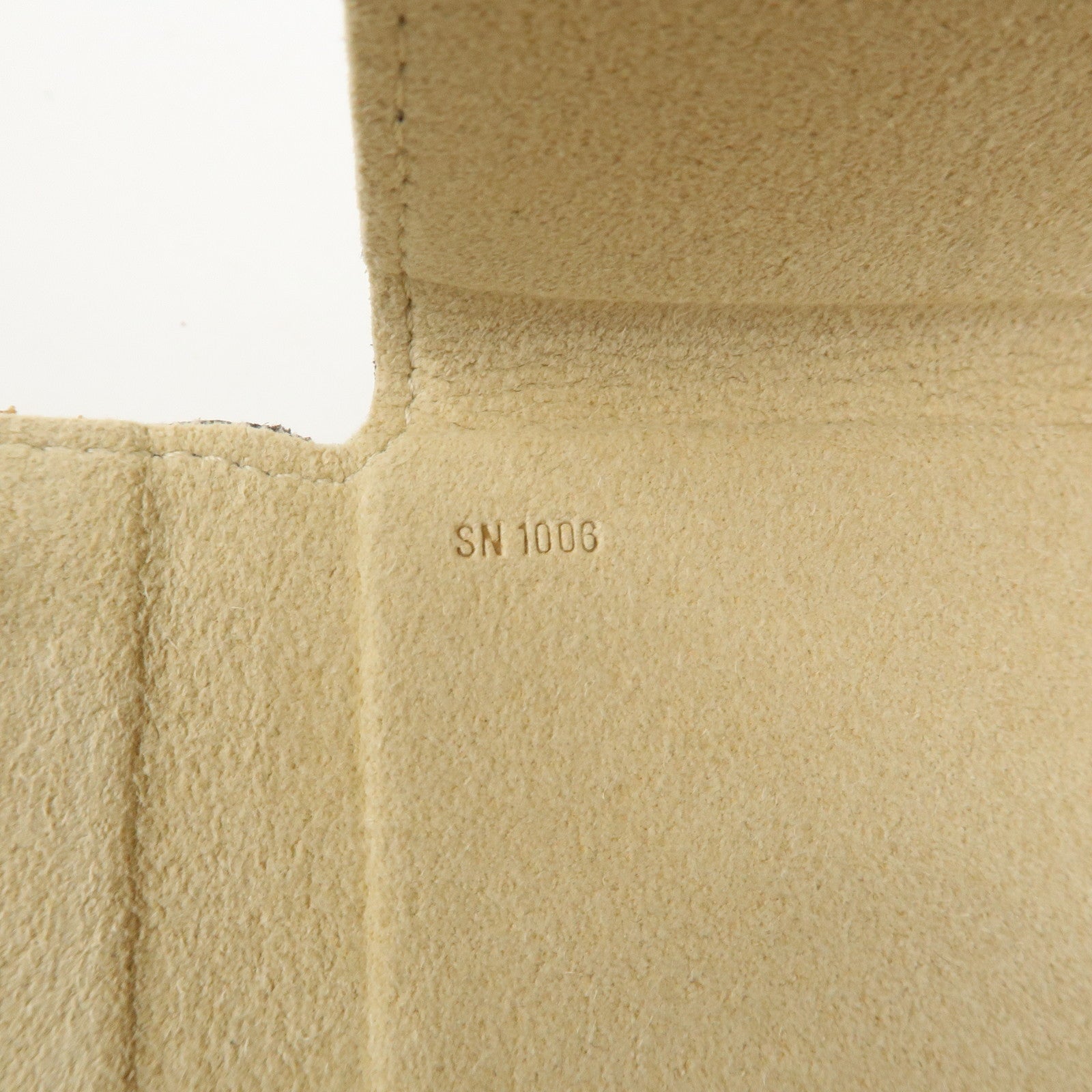 Louis Vuitton Monogram Canvas Jewelry Case for Earrings Brown