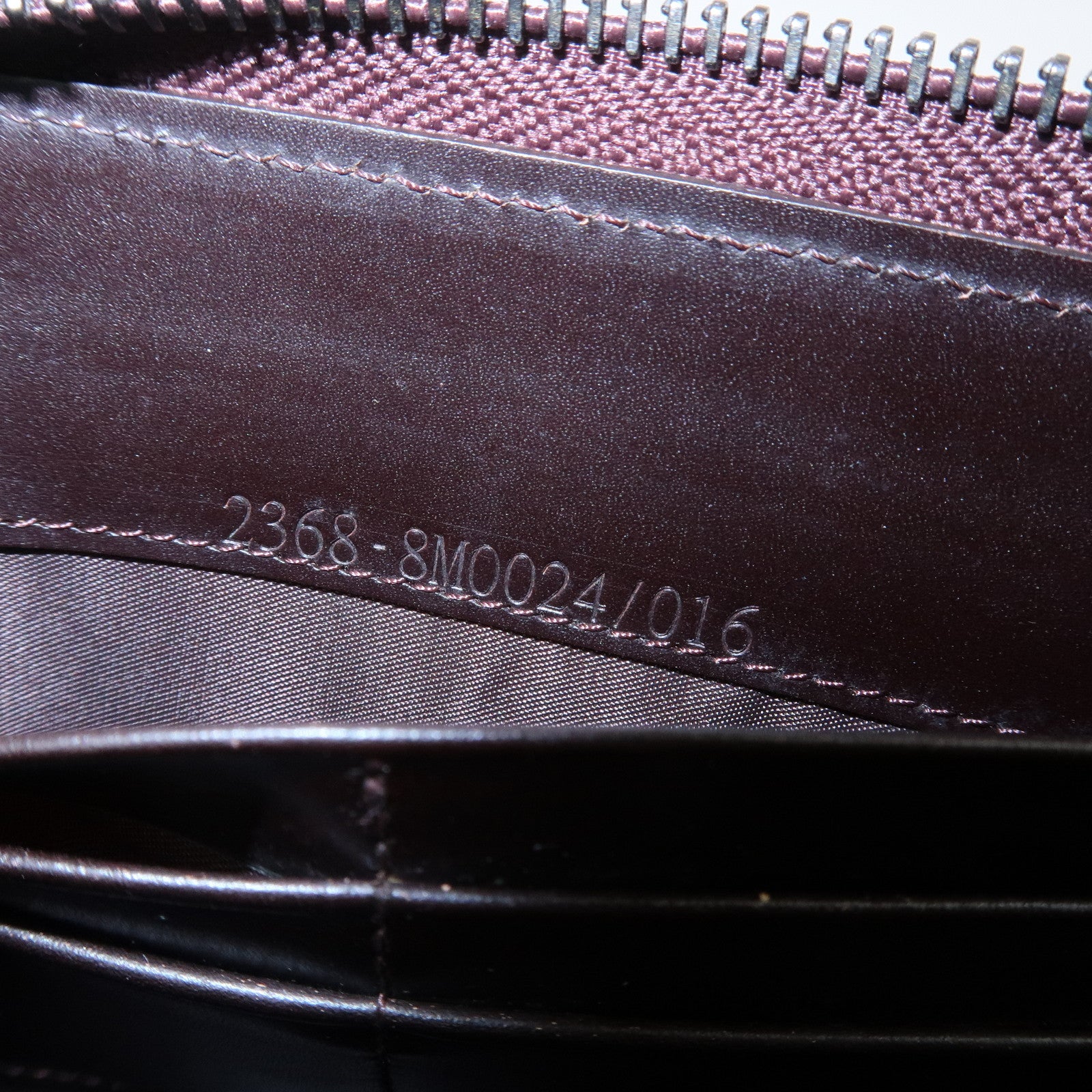 FENDI Zucchino Canvas Leather Round Zippy Long Wallet Brown 8M0024
