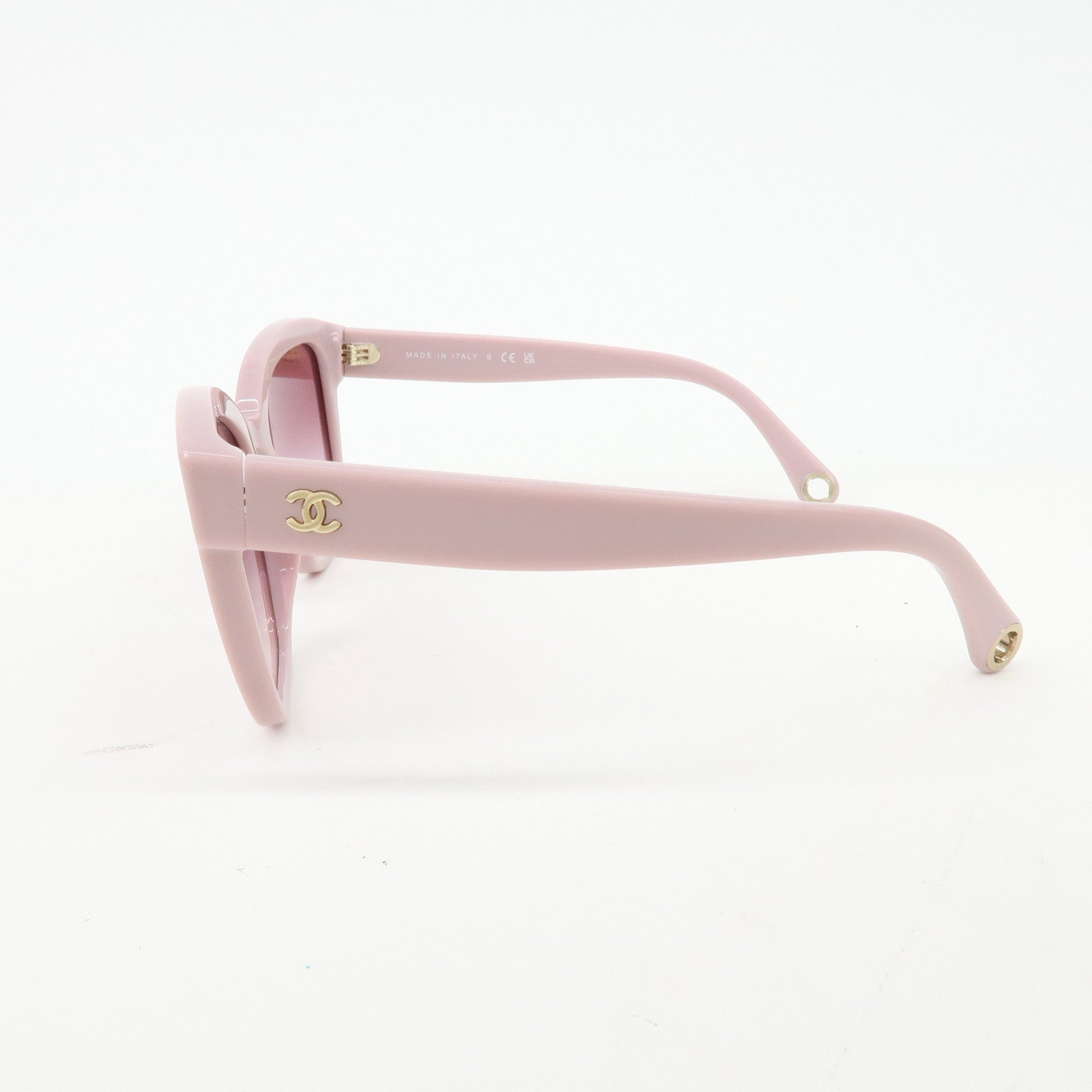 CHANEL COCO Mark Plastic Sunglasses Pink c.1721/8H 140 2N 5487 A