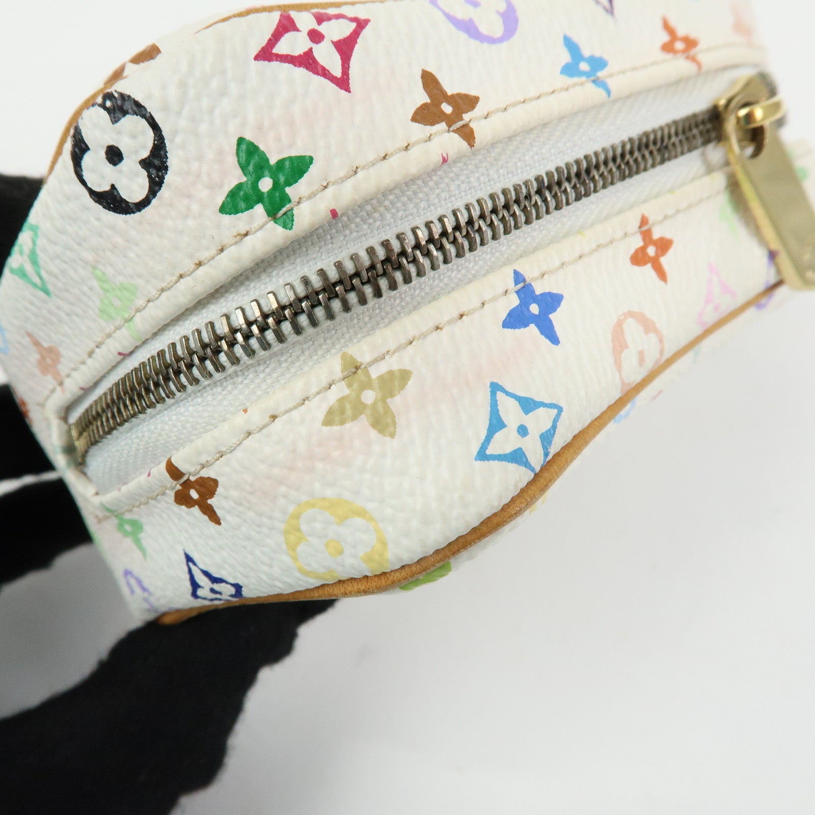 Louis Vuitton Monogram Multicolor Trousse Wapity Pouch Blanc M58033