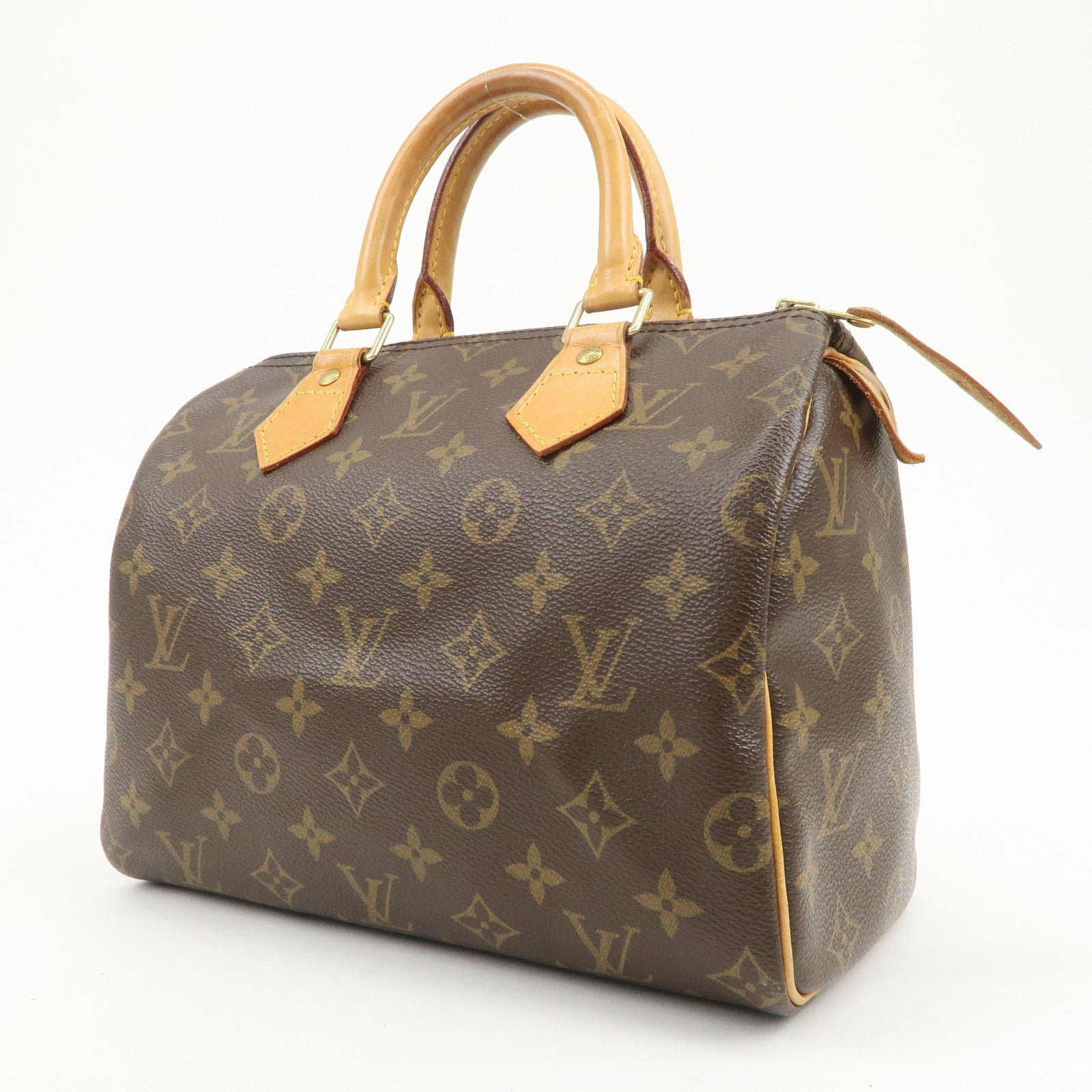 Louis Vuitton Monogram Speedy 25 Boston Bag Hand Bag Brown M41528